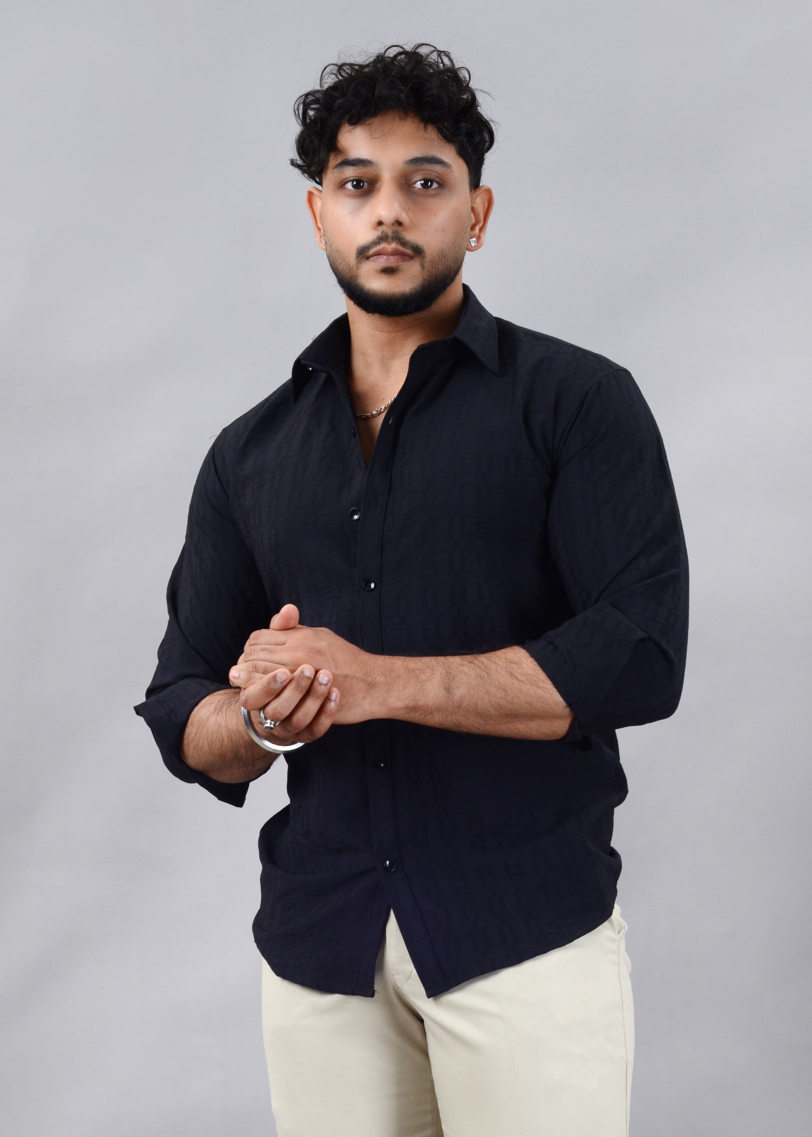 The Obsidian Texture Classic Shirt