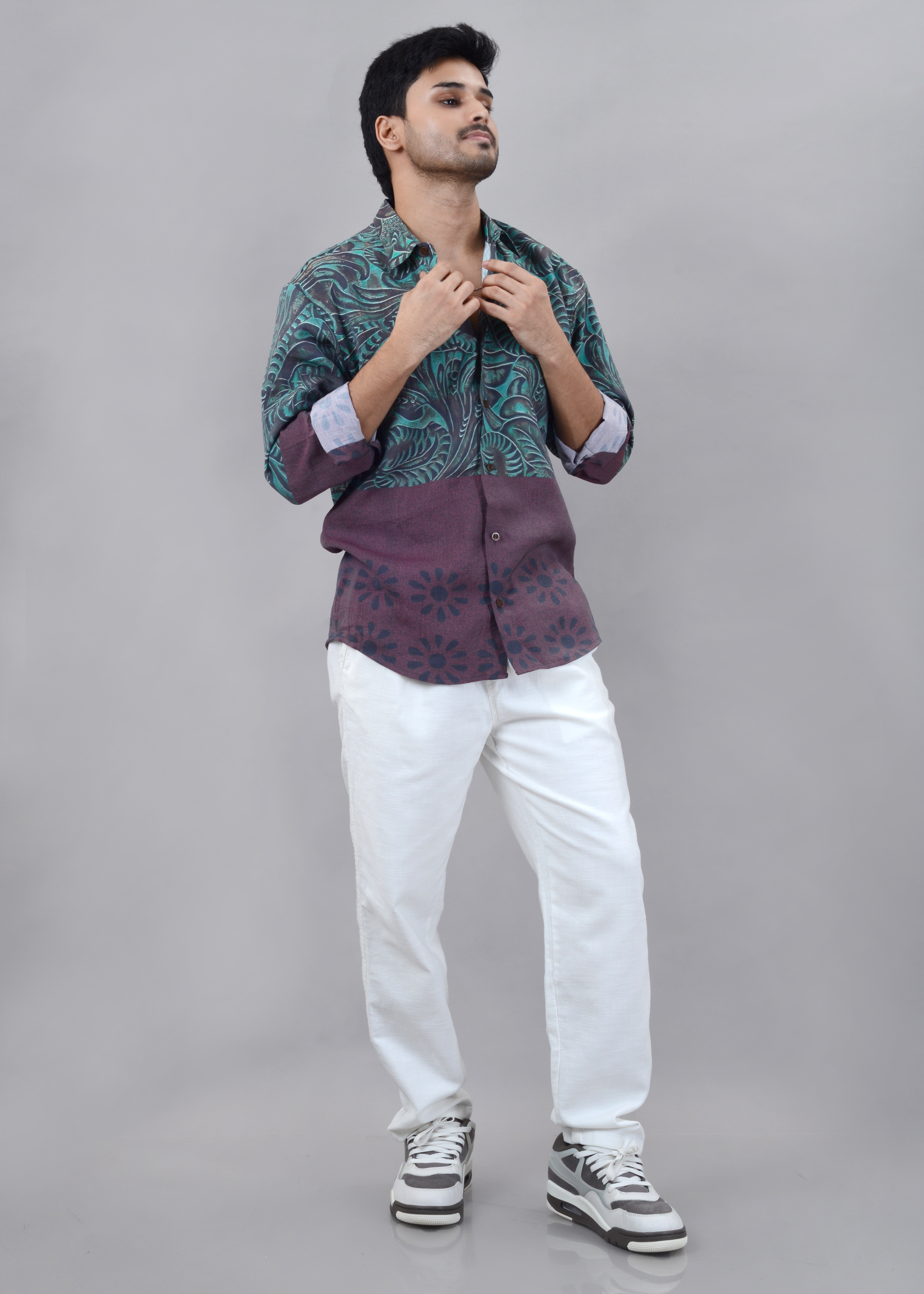 The Pattern Block Dual Print Shirt