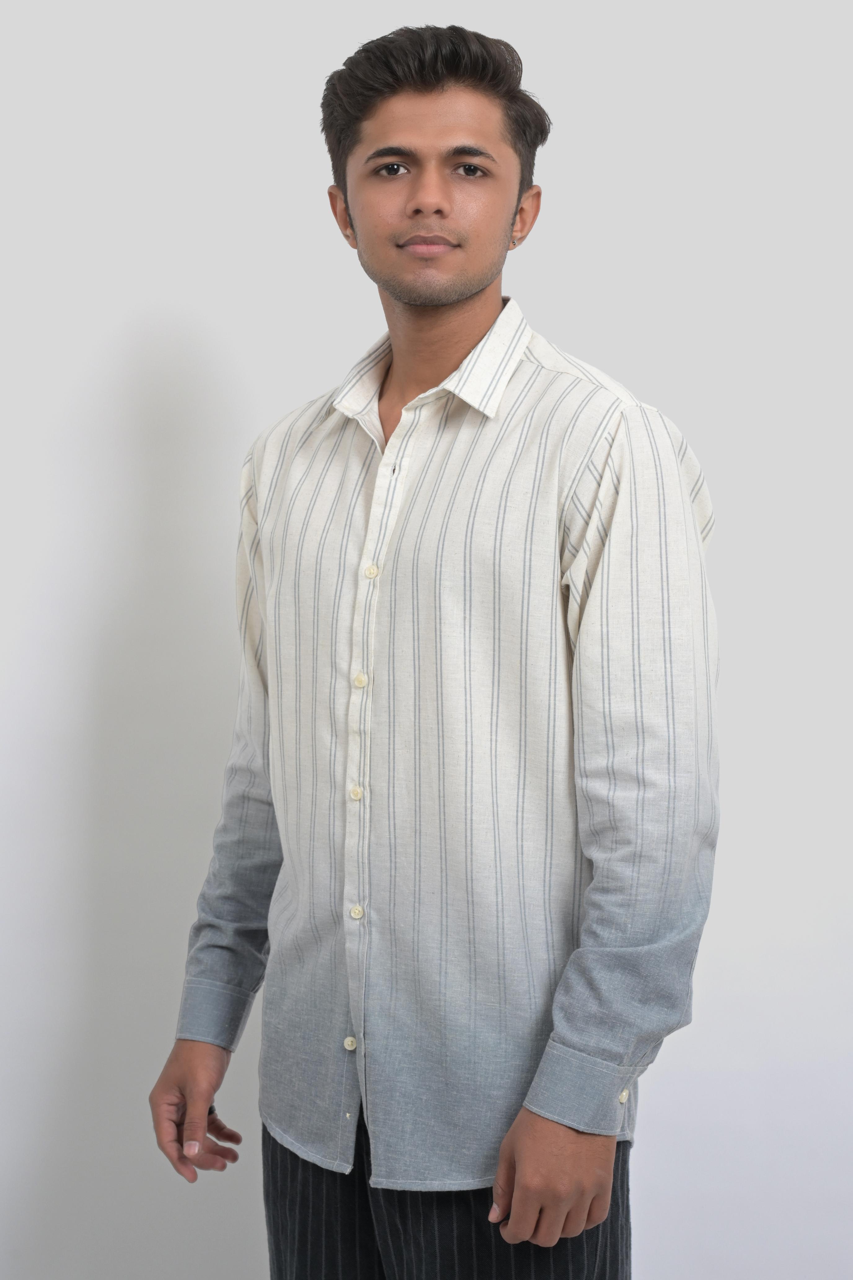 Men’s Gradient Stripe Shirt