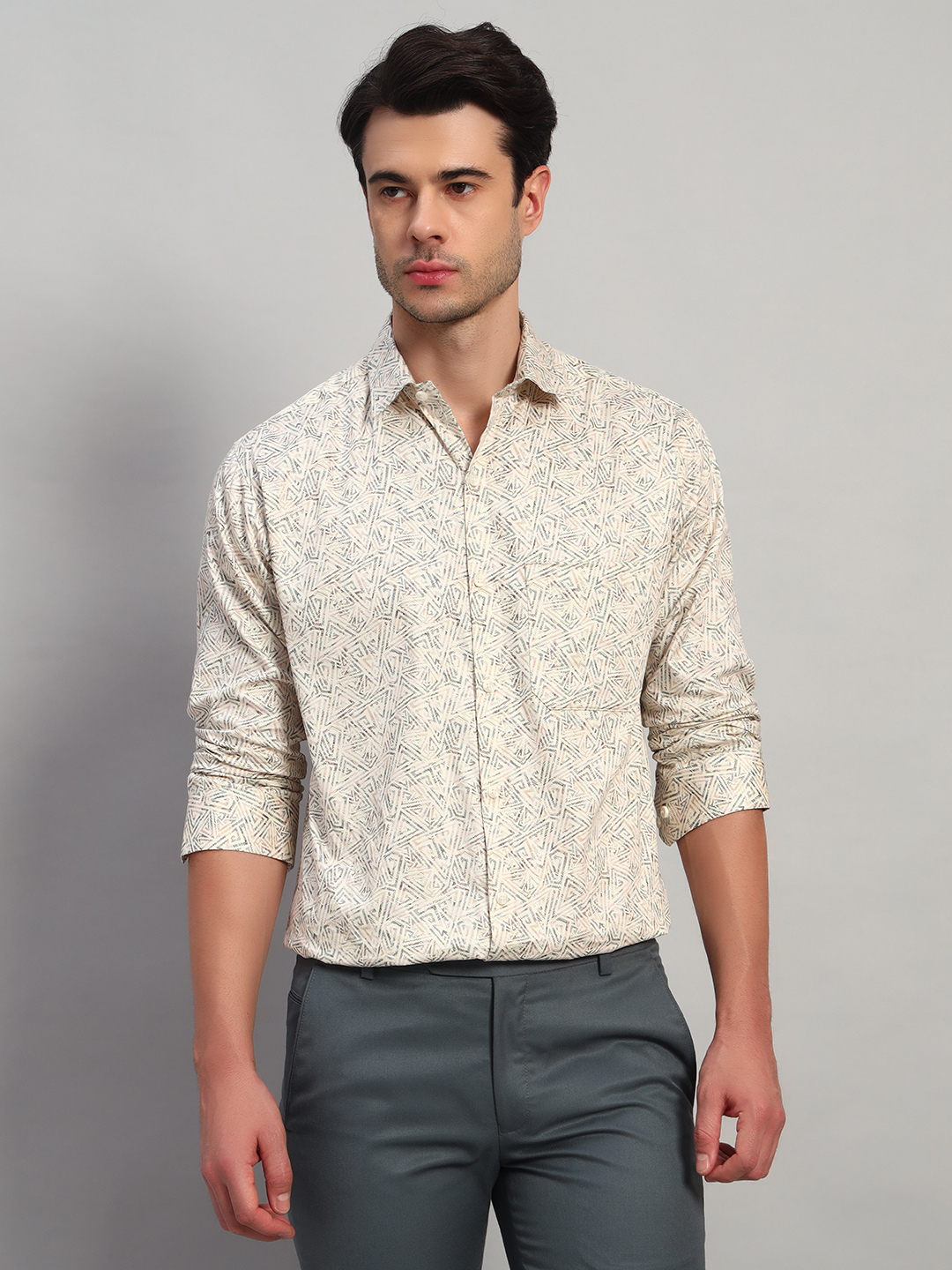 Men’s Printed Casual Shirt