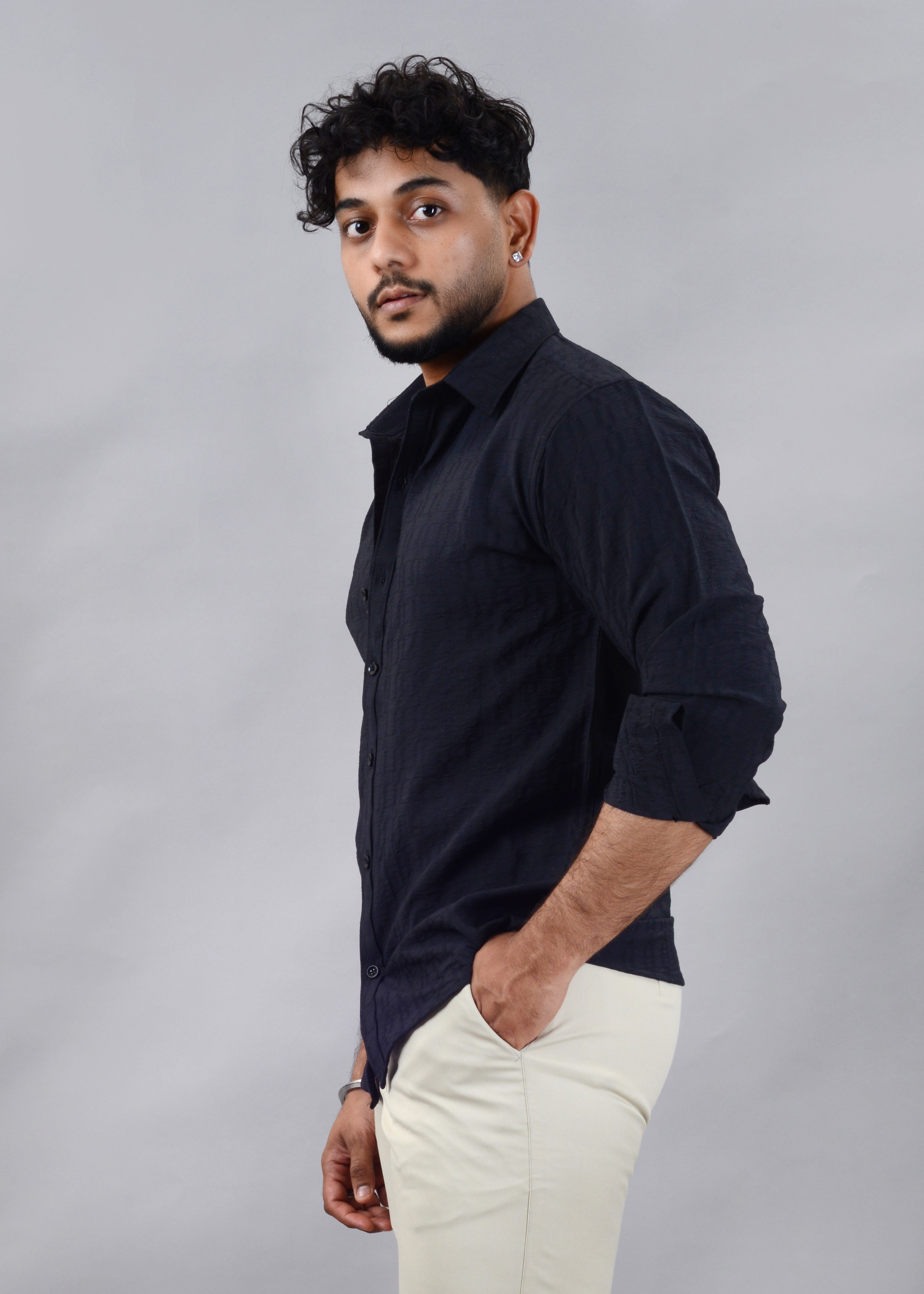 The Obsidian Texture Classic Shirt