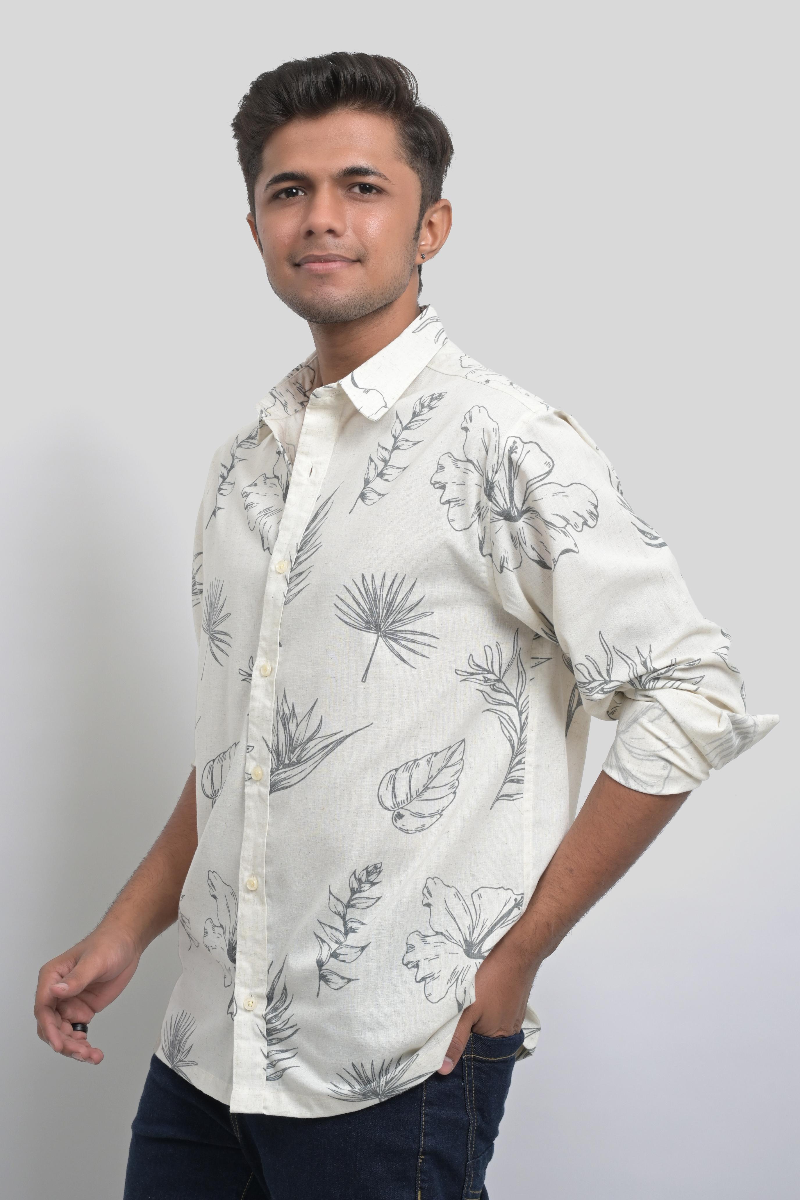 Men's Printed Casual Shirt