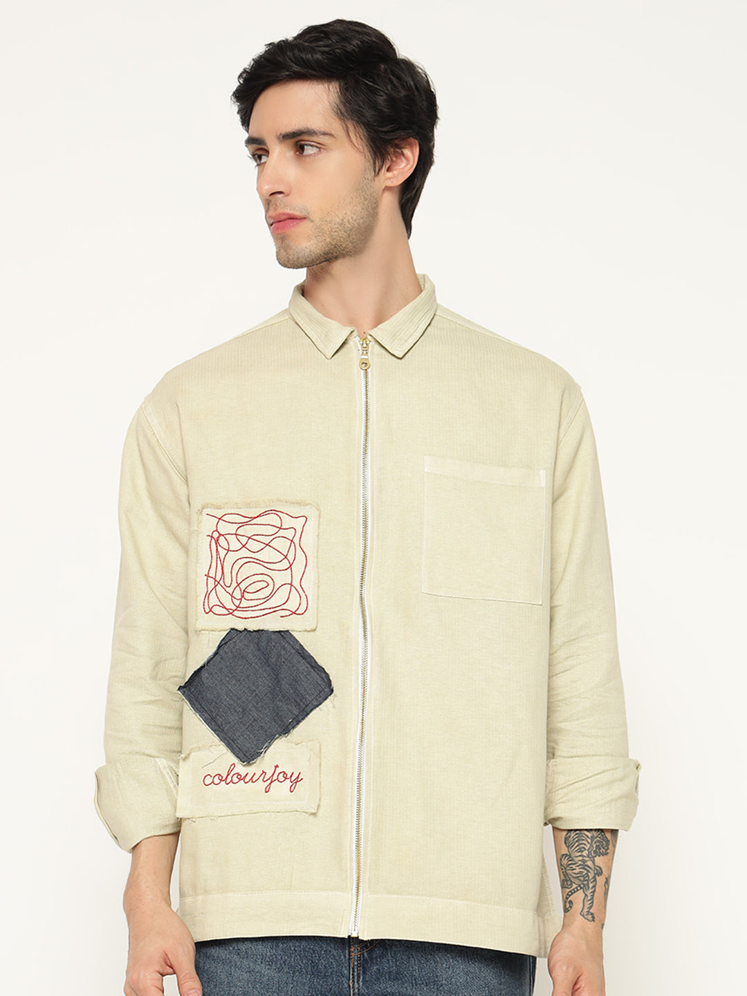 Beige Casual Shirt