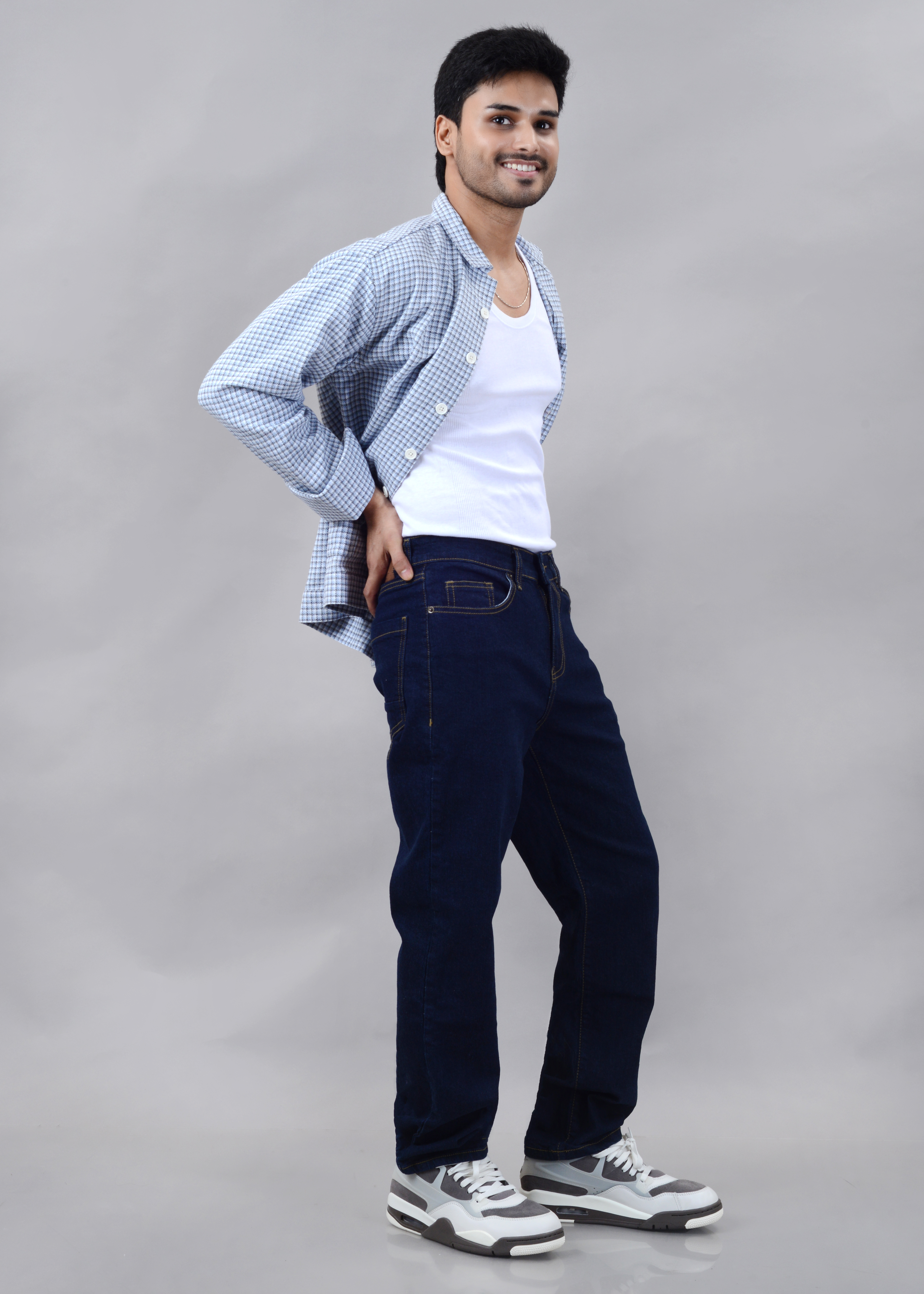 The Sky Check Lightweight Overshirt