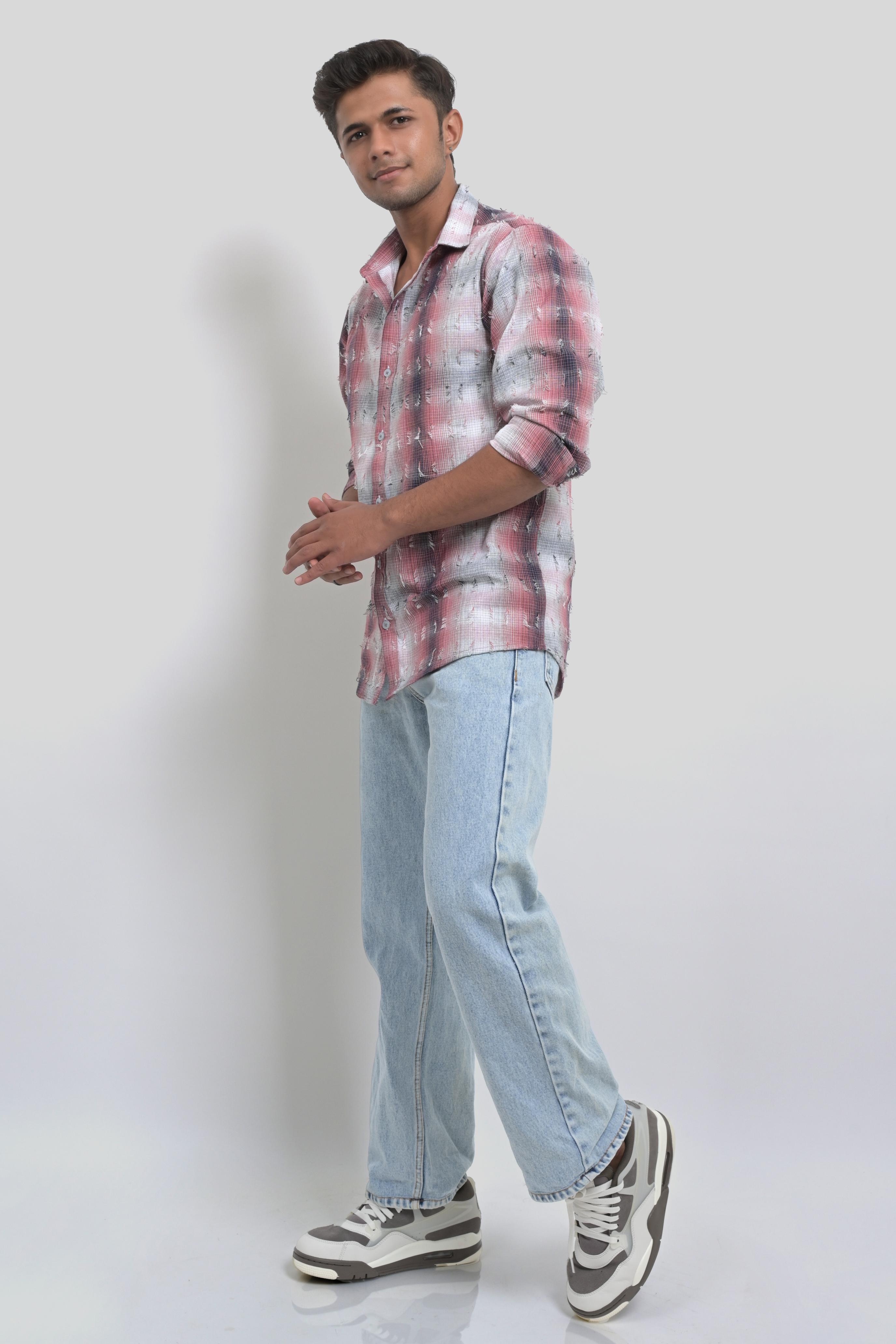 Oasis Fray Plaid