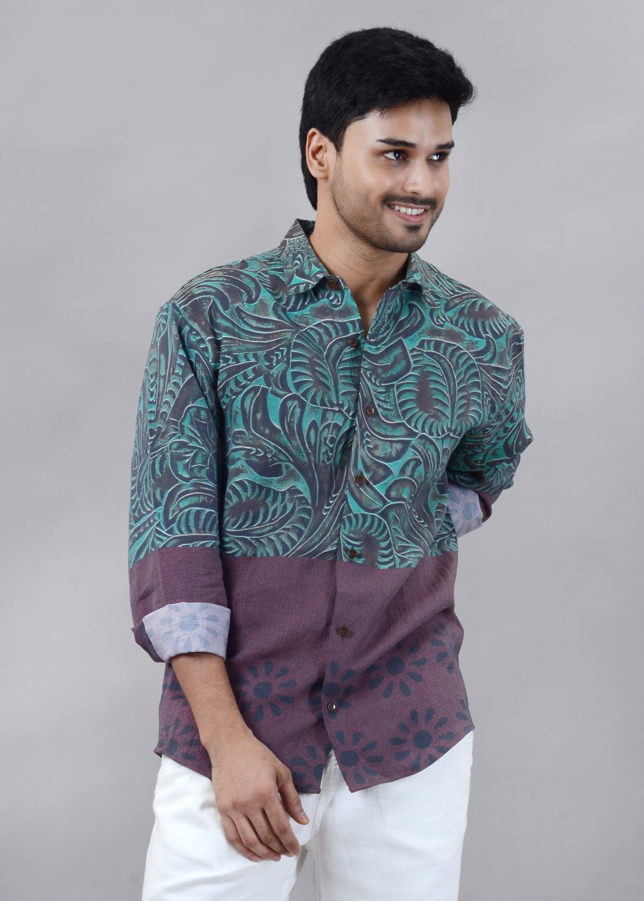 The Pattern Block Dual Print Shirt