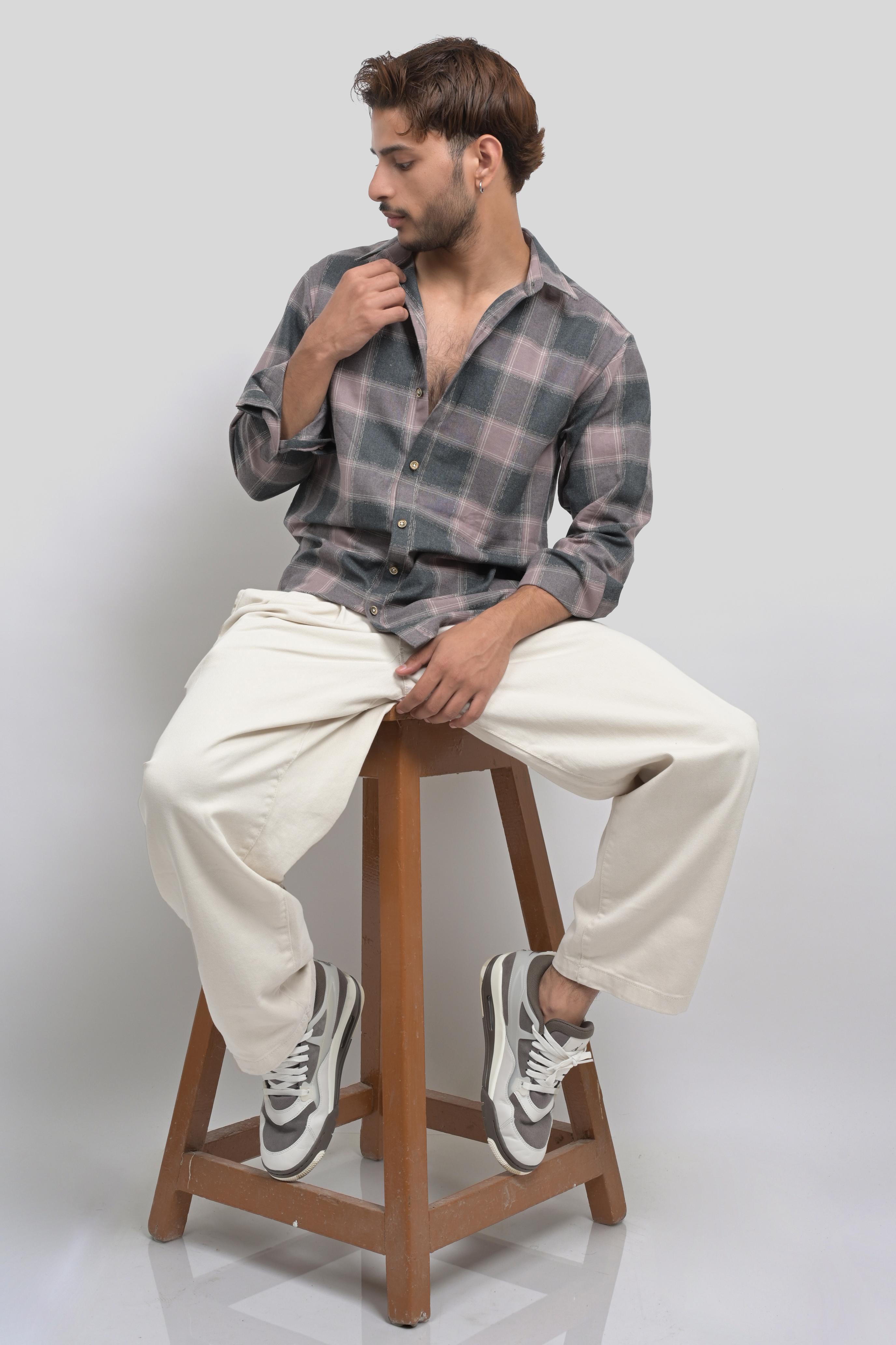 Cement Block Plaid