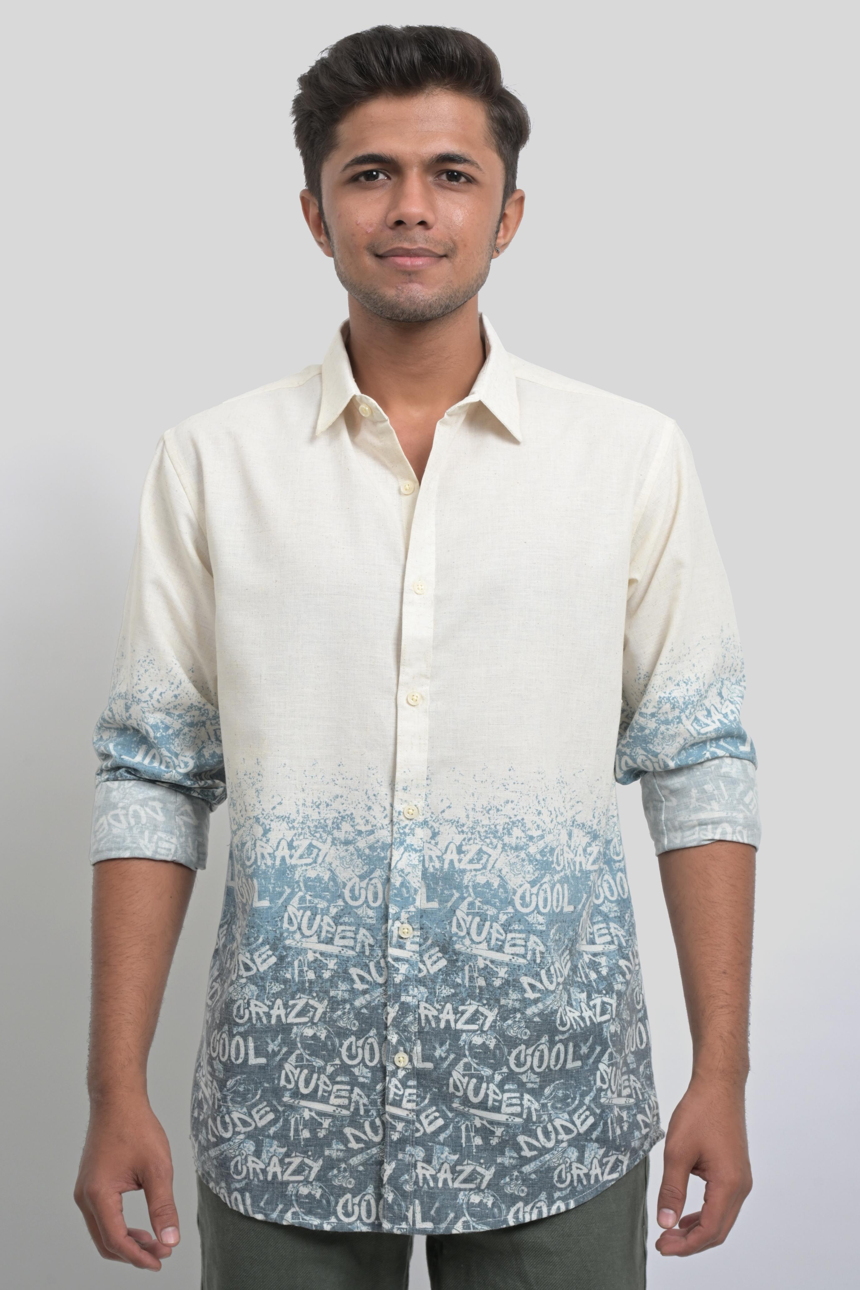 Stylish printed men's shirt