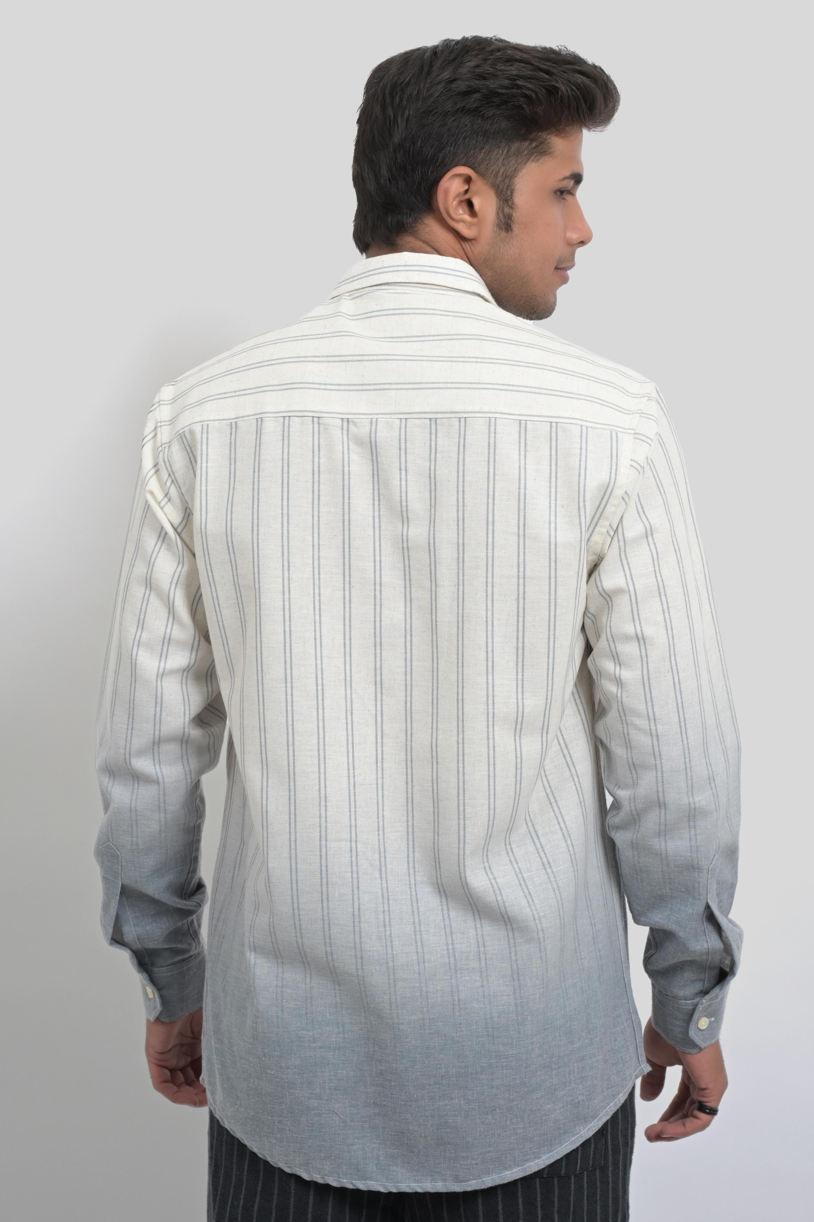Men’s Gradient Stripe Shirt