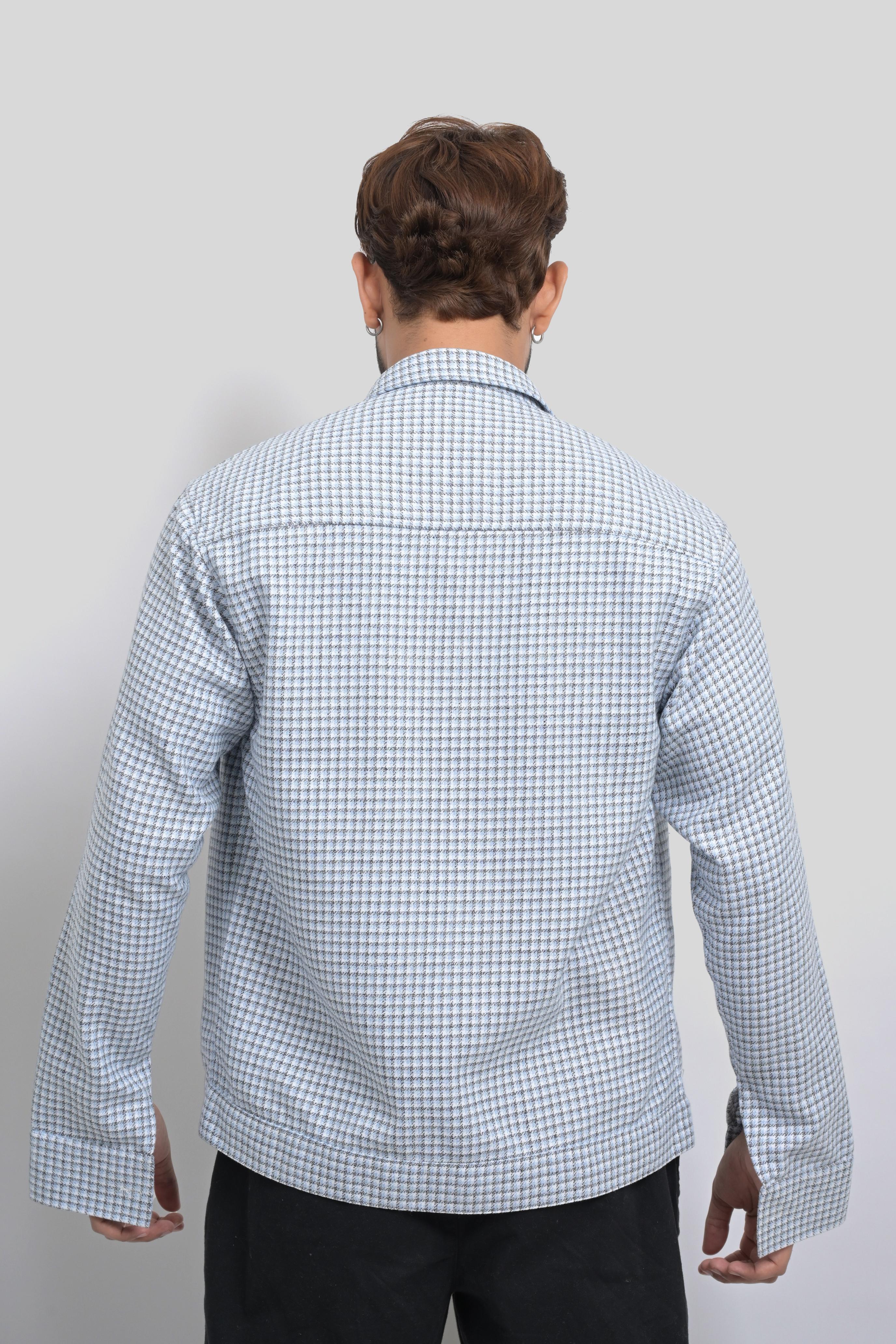 Men's Checked Button-Up Shirt