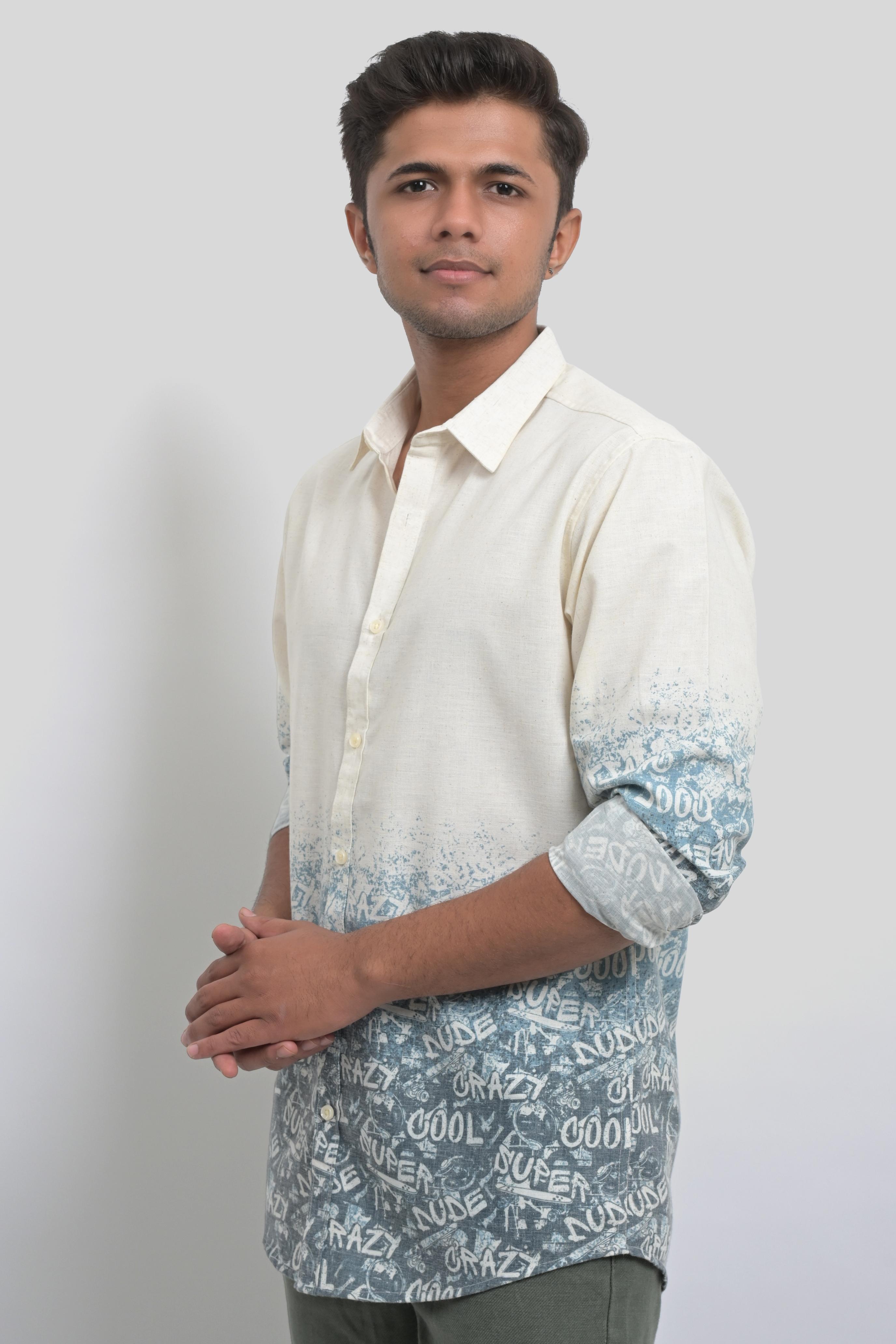 Stylish printed men's shirt