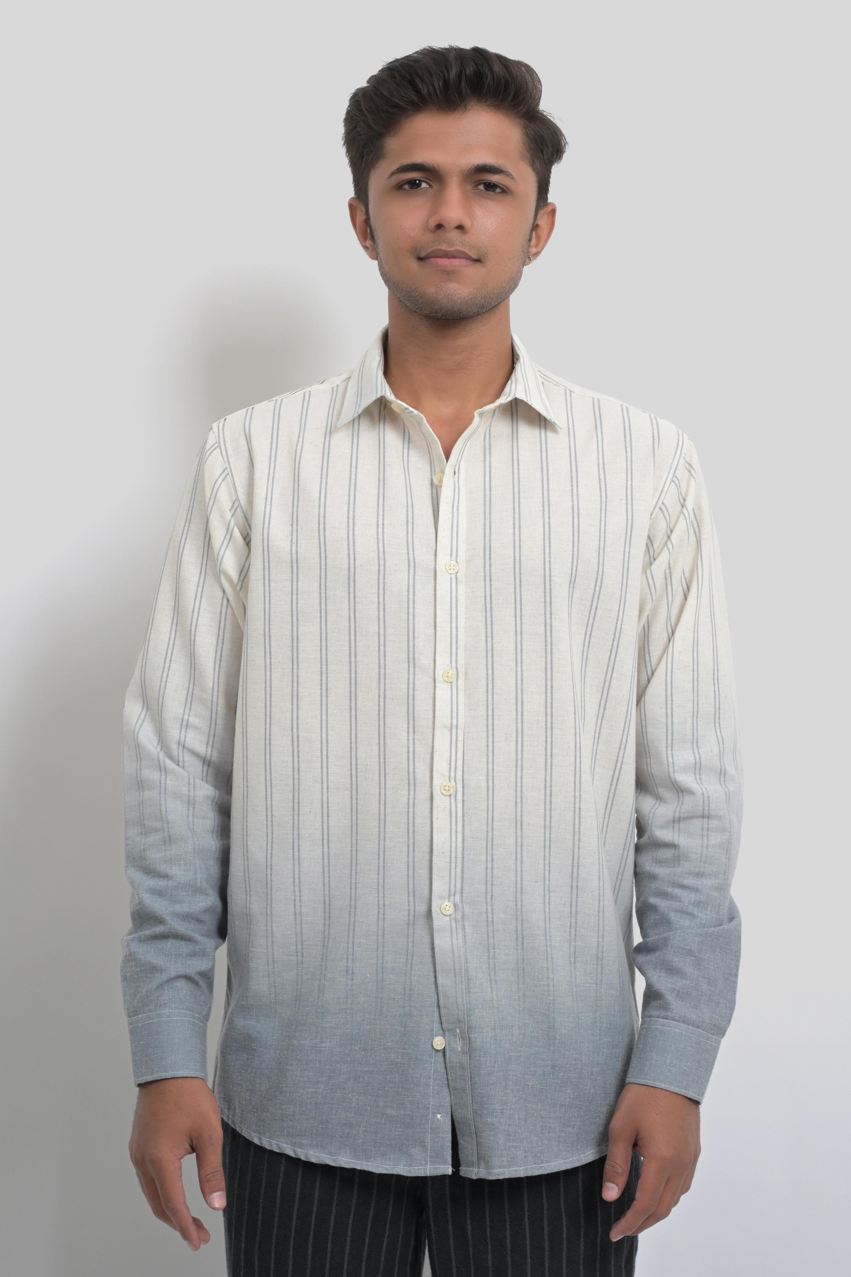 Men’s Gradient Stripe Shirt