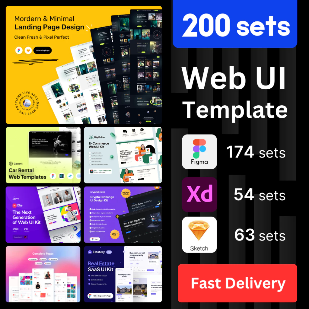 ชุดแม่แบบ Figma UI