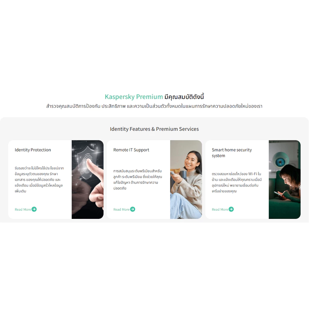 SME Package Kaspersky Premium 1 Year 10,15,20 Devices โปรแกรมป้องกันไวรัส