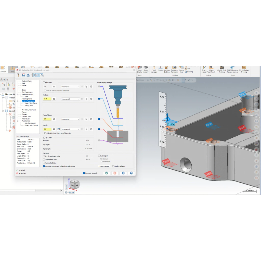 เขียนแบบ 3 มิติ CNC Master CAM มาสเตอร์ CAM 2025 - WINDOWS