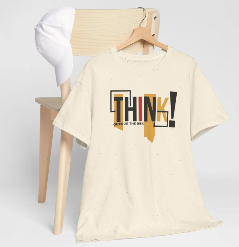 Collab Drop: UrbanWear ∣ Crimson Karma - 'Think!' Relaxed Fit Shirt