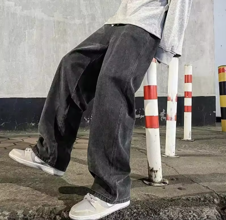 Baggy Black Denim Pants
