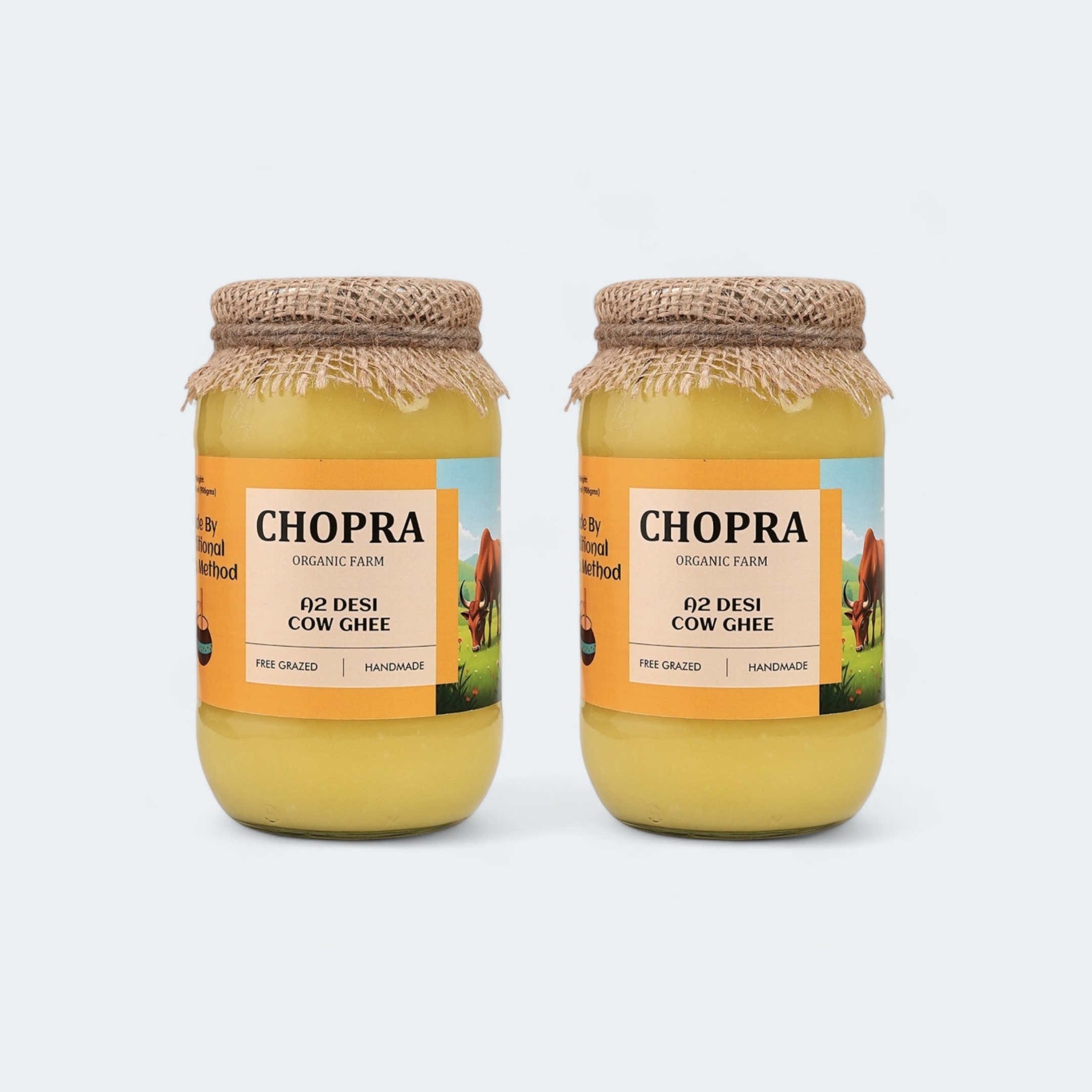 A2 Desi Cow Ghee (2 Litre Combo Pack)
