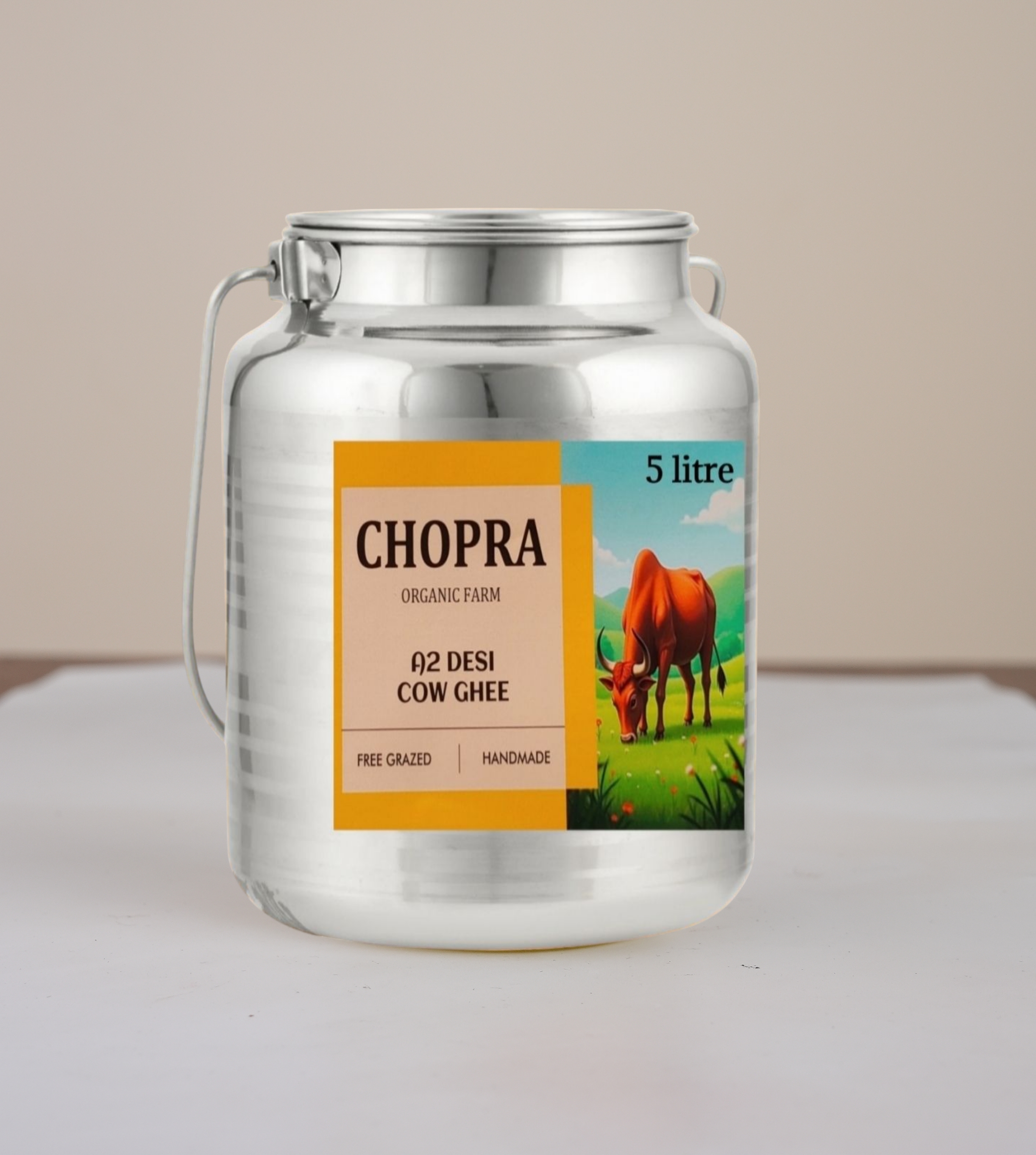 A2 Desi Cow Ghee (5 Litre Pack )