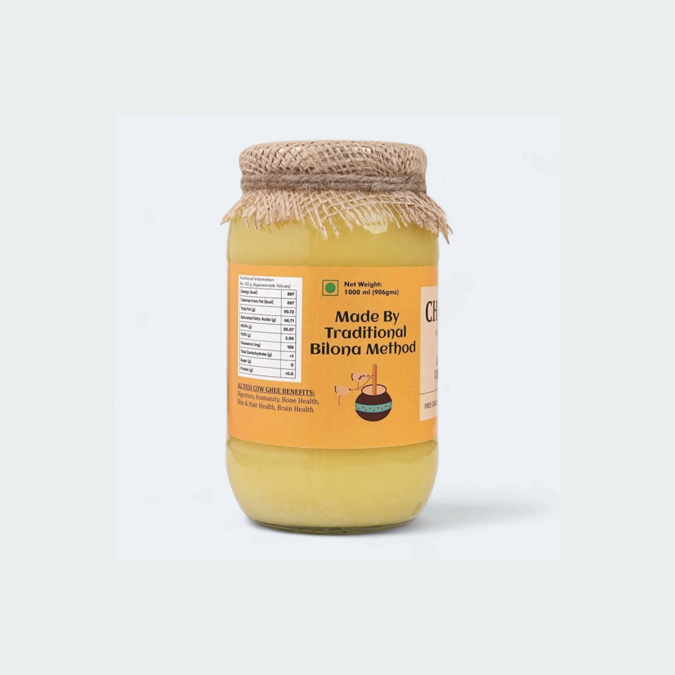A2 Desi Cow Ghee (1000ml)