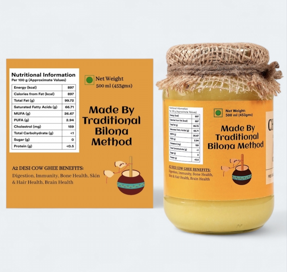 A2 Desi Cow Ghee (500ml)