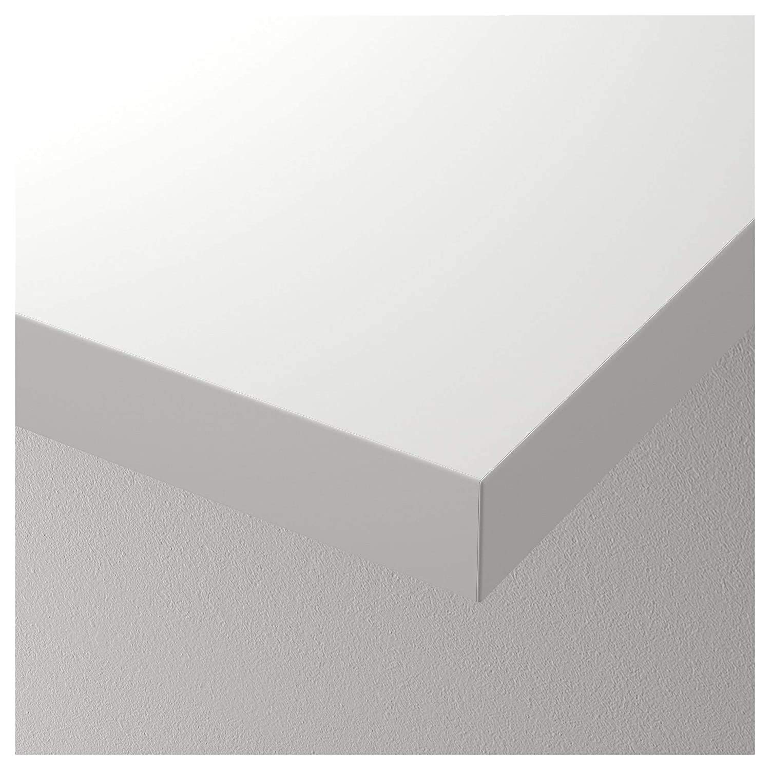 DG DEXAGLOBAL Rectangular Table Top 18mm Plywood with GlossyTop Sunmica Laminate and All Four Sides PVC Edge Banding High Gloss White Board Size & Color as per your Choice 