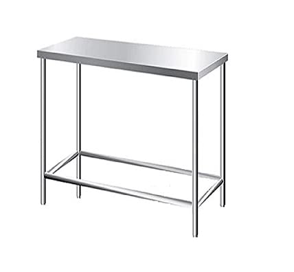 DG DEXAGLOBAL Stainless Steel (SS Table, 32 x 23 x 31.5 (No Under Shelf)) Stainless Steel Work Table