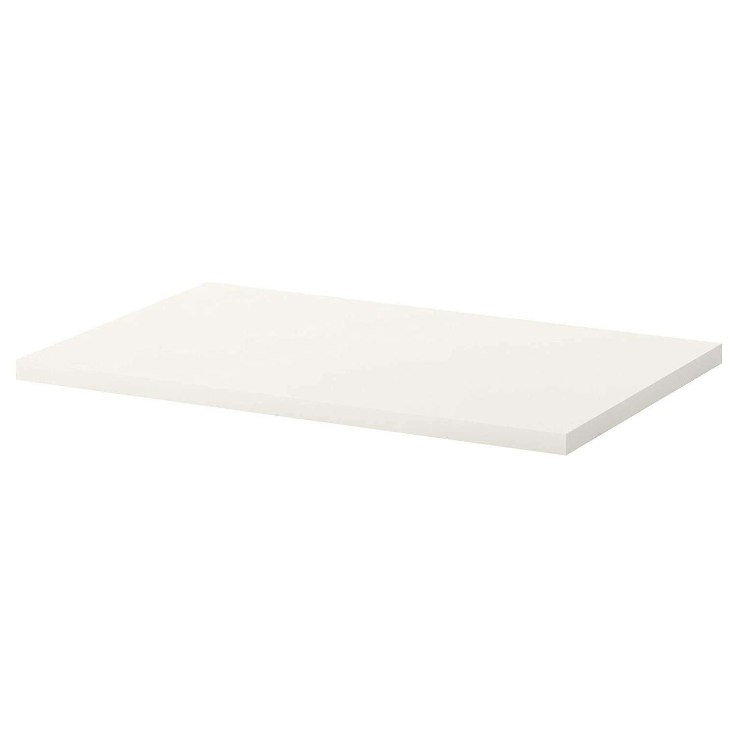 DG DEXAGLOBAL Rectangular Table Top 18mm Plywood with GlossyTop Sunmica Laminate and All Four Sides PVC Edge Banding High Gloss White Board Size & Color as per your Choice 