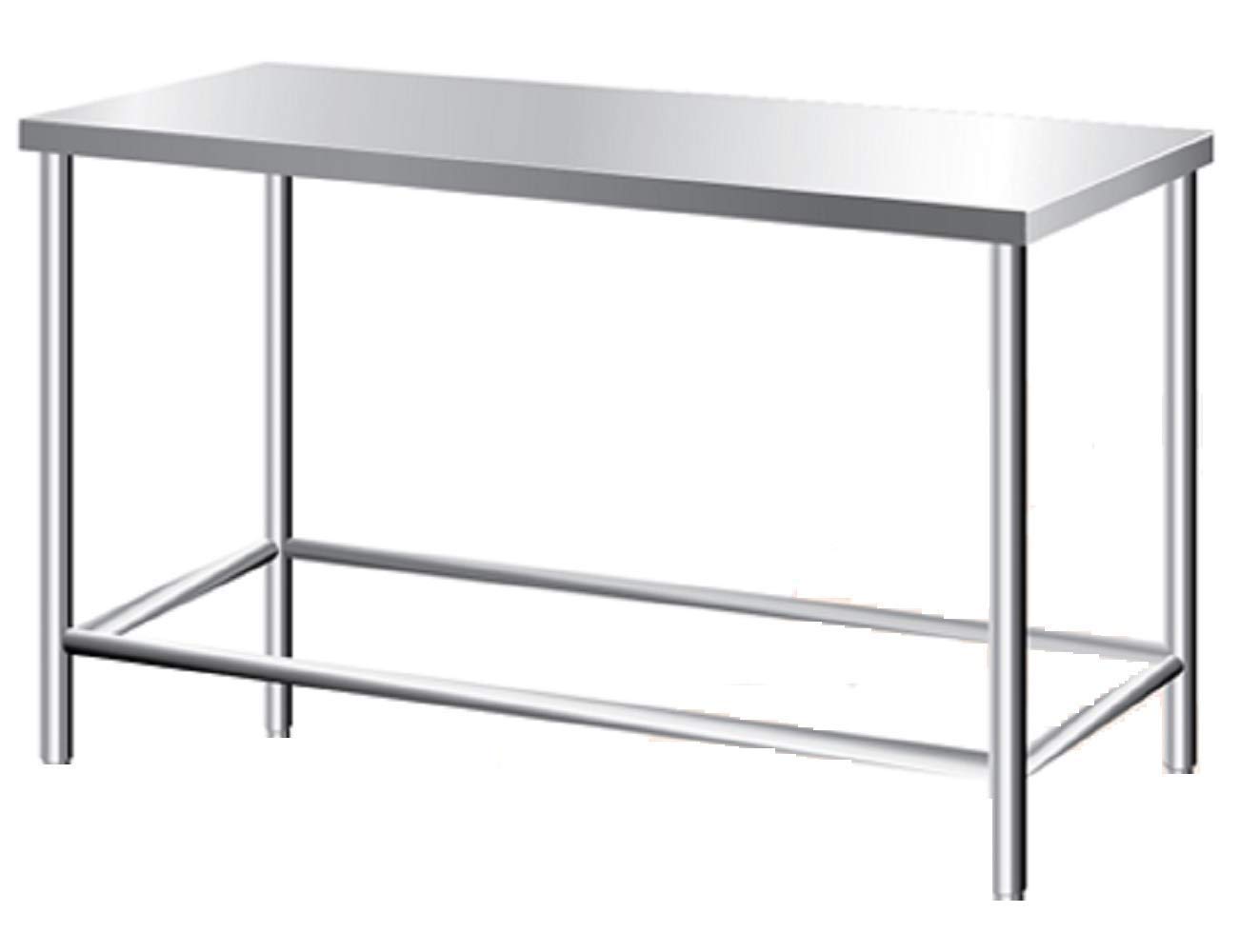 DG DEXAGLOBAL Stainless Steel Food Prep Commercial Grade Work Table for Restaurant, Business, Warehouse, Home, Kitchen, Garage 