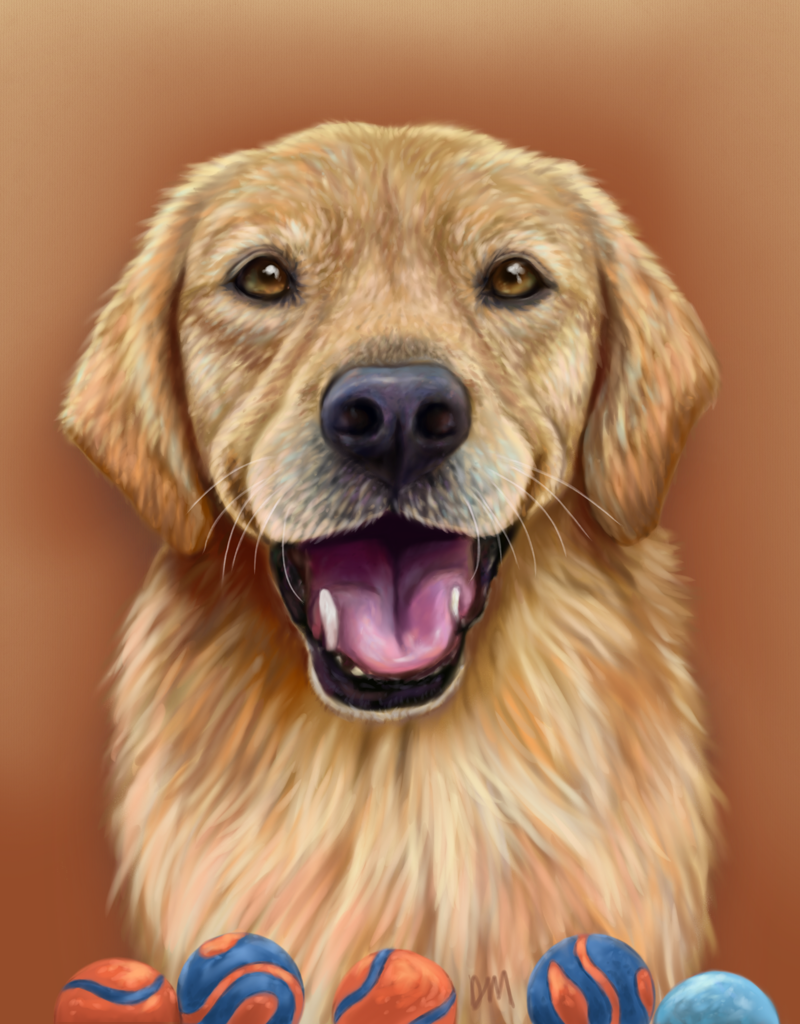 Custom Digital Pet Portrait