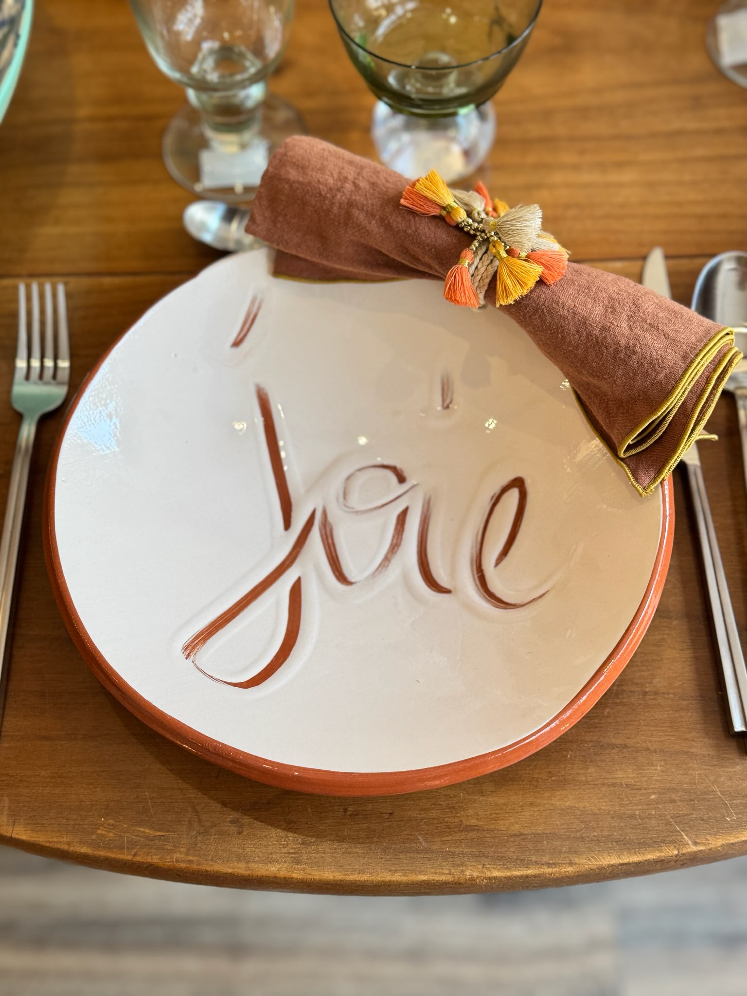 Assiette 'Joie'