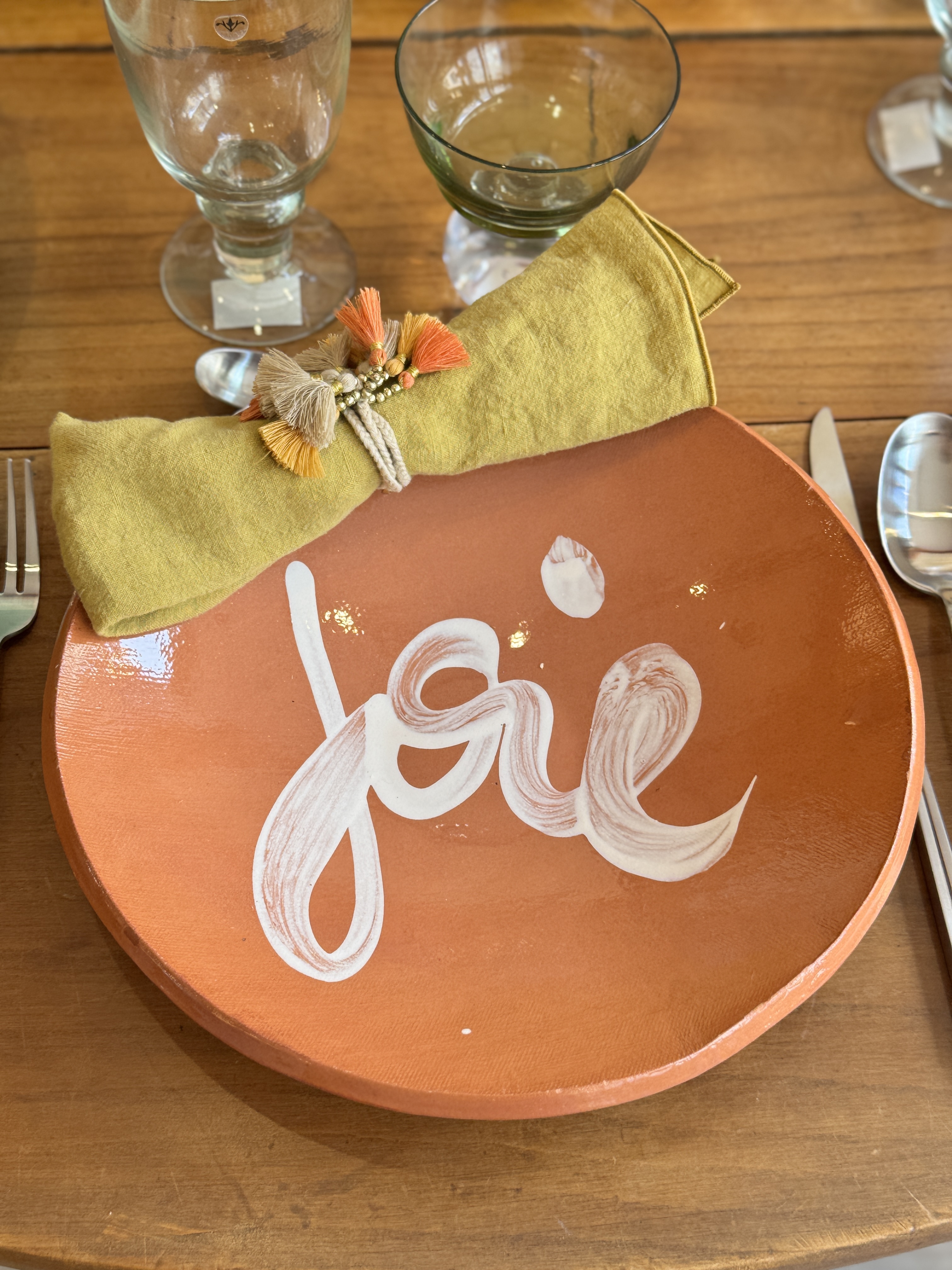 Assiette 'Joie'