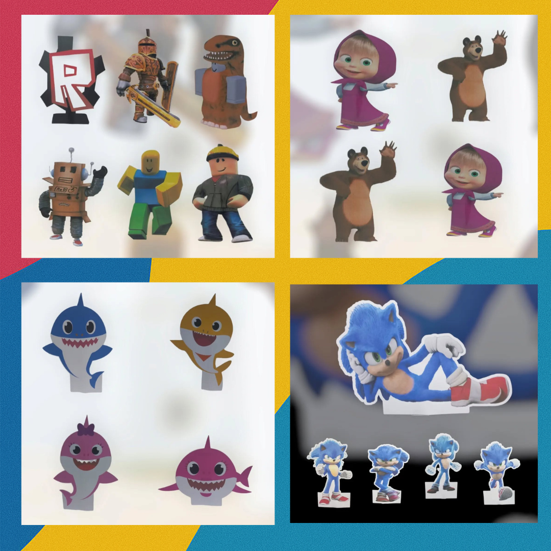 Personagens de Mesa Personalizados