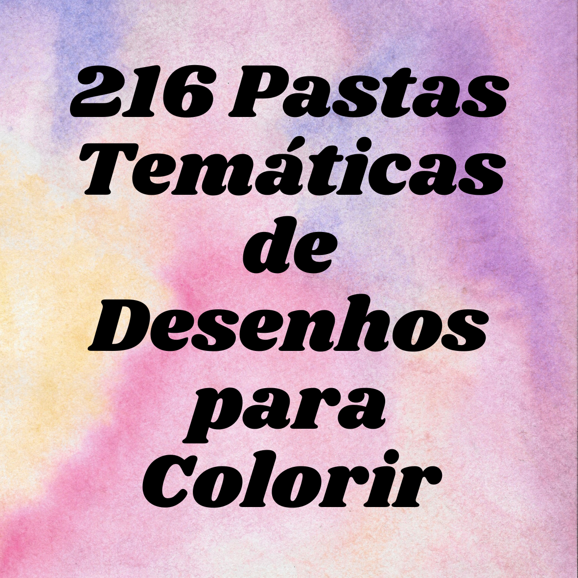 Pack de + de 200 Pastas Temáticas de Desenhos para Colorir