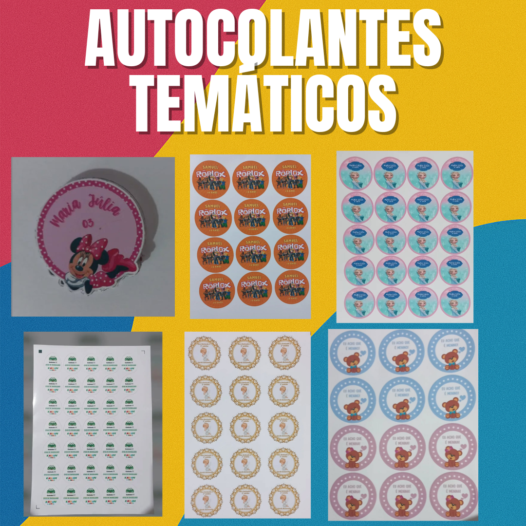 Autocolantes Infantis Personalizados
