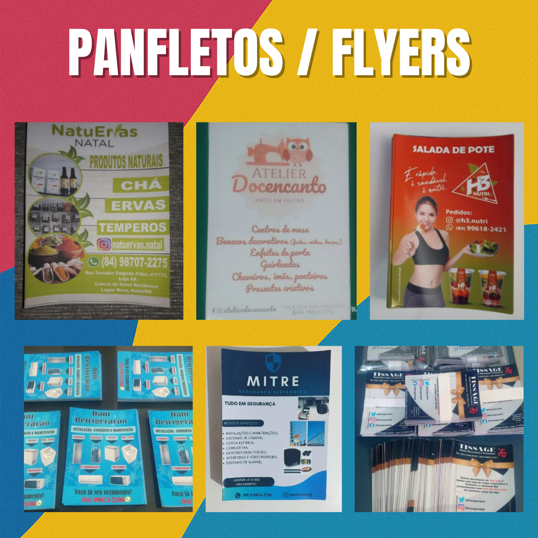 Panfletos e Flyers