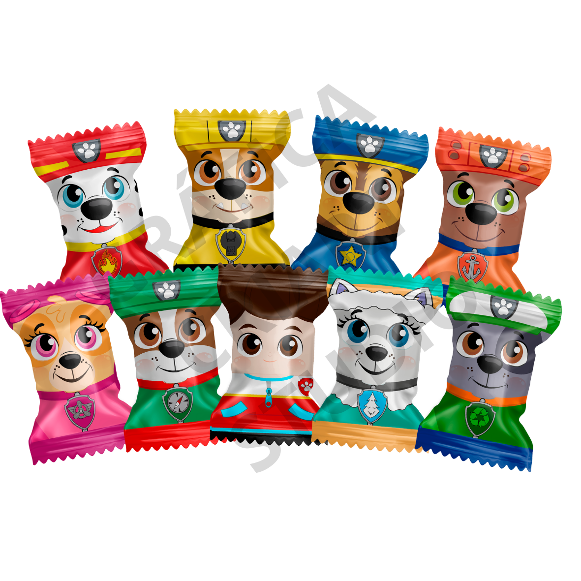  Pack de 20 Artes para Balas Personalizadas