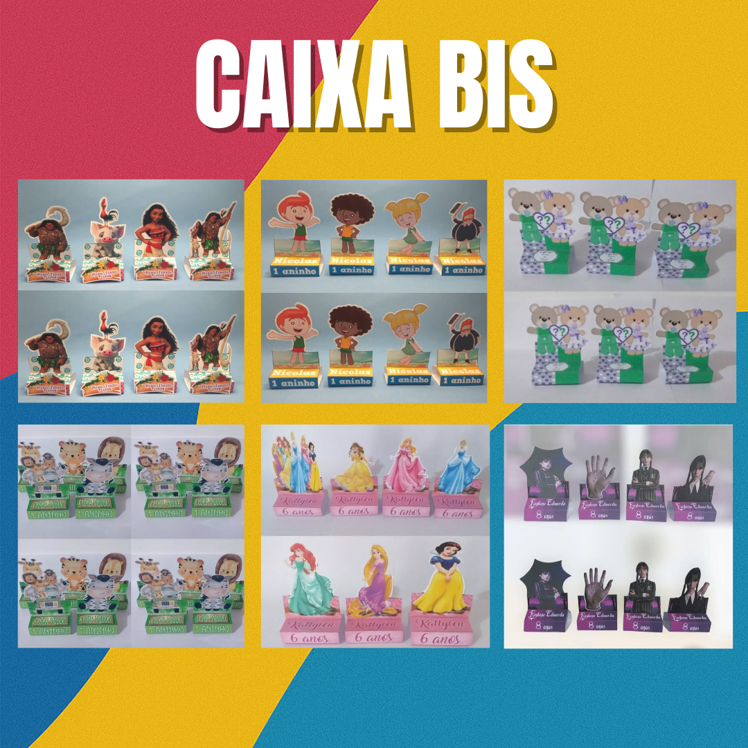 Caixa Bis Duplo Personalizada
