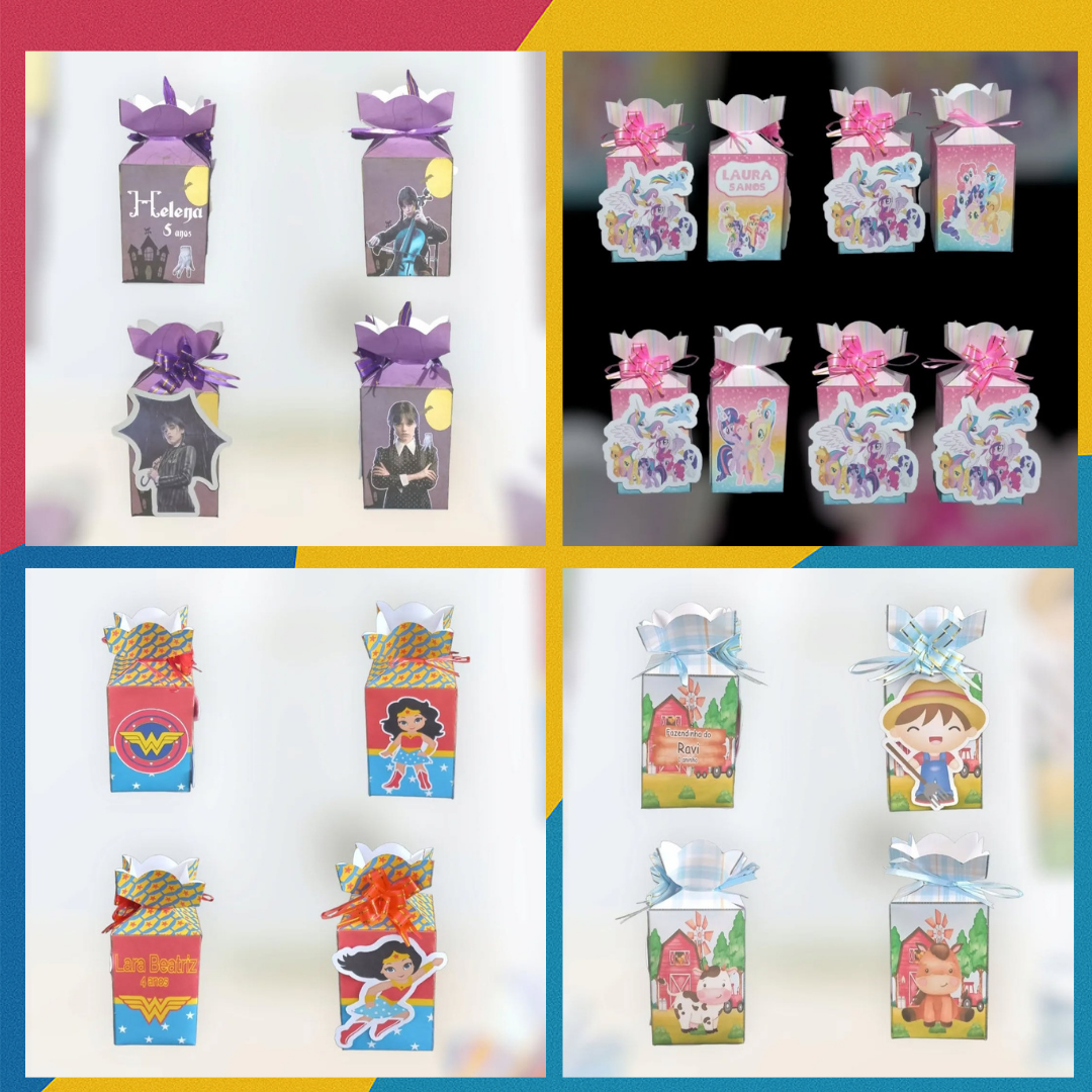 Caixas Meio Rebuçados Personalizadas