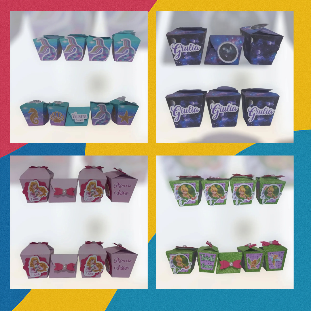 Caixas Sushi Personalizadas Temáticas