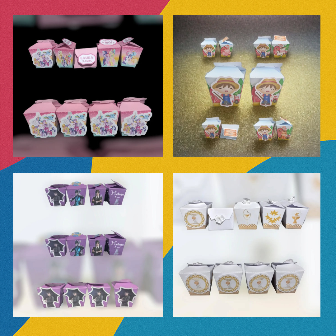 Caixas Sushi Personalizadas Temáticas