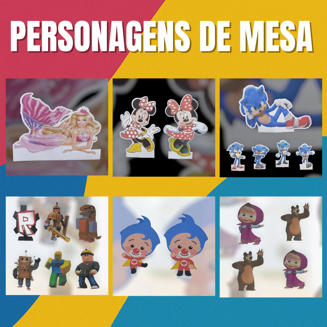 Personagens de Mesa Personalizados