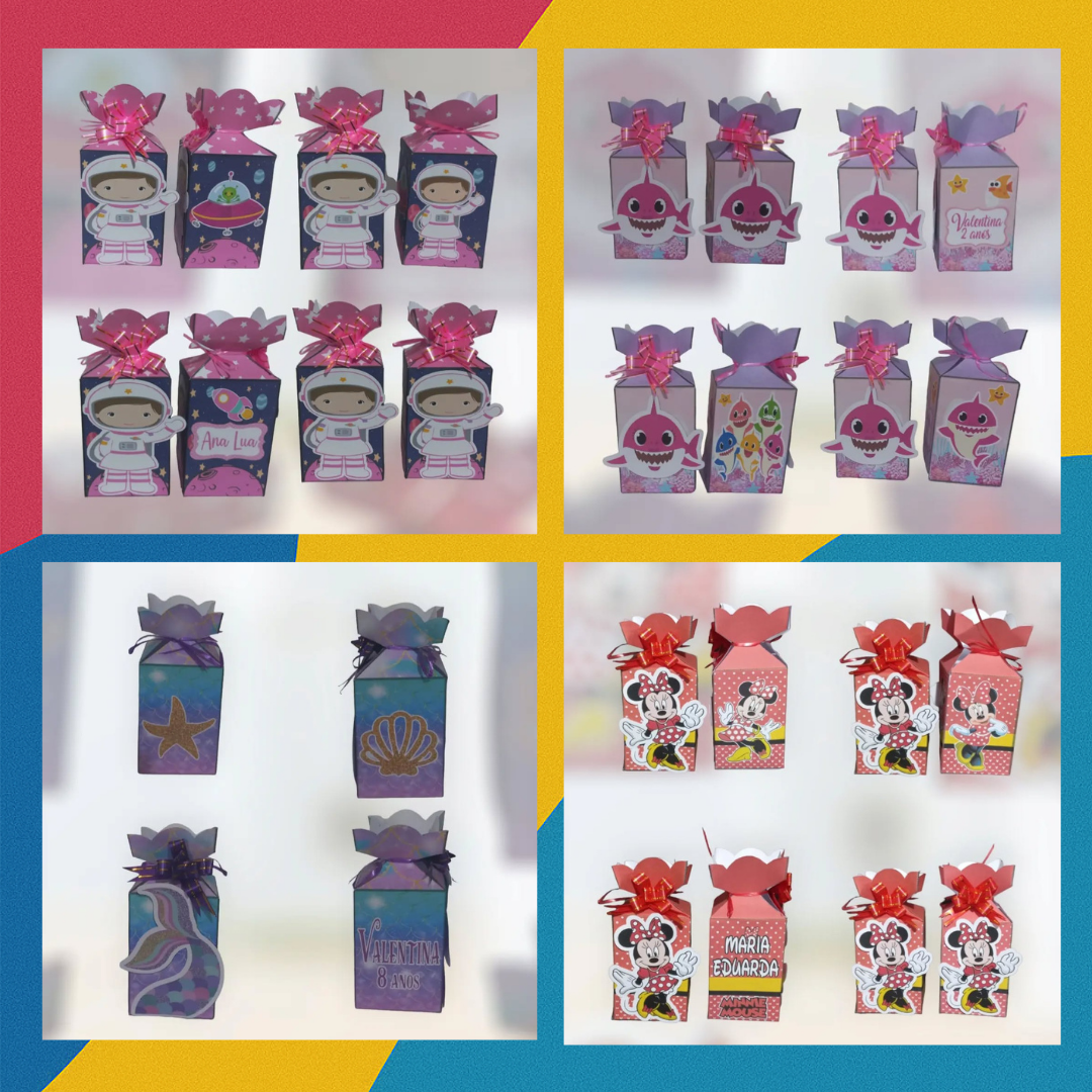 Caixas Meio Rebuçados Personalizadas