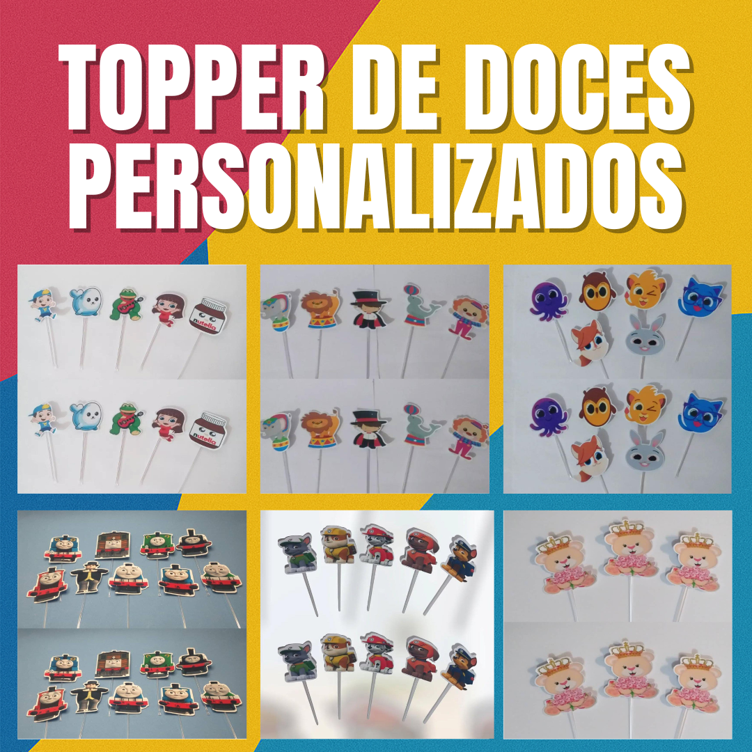 Toppers de Doces