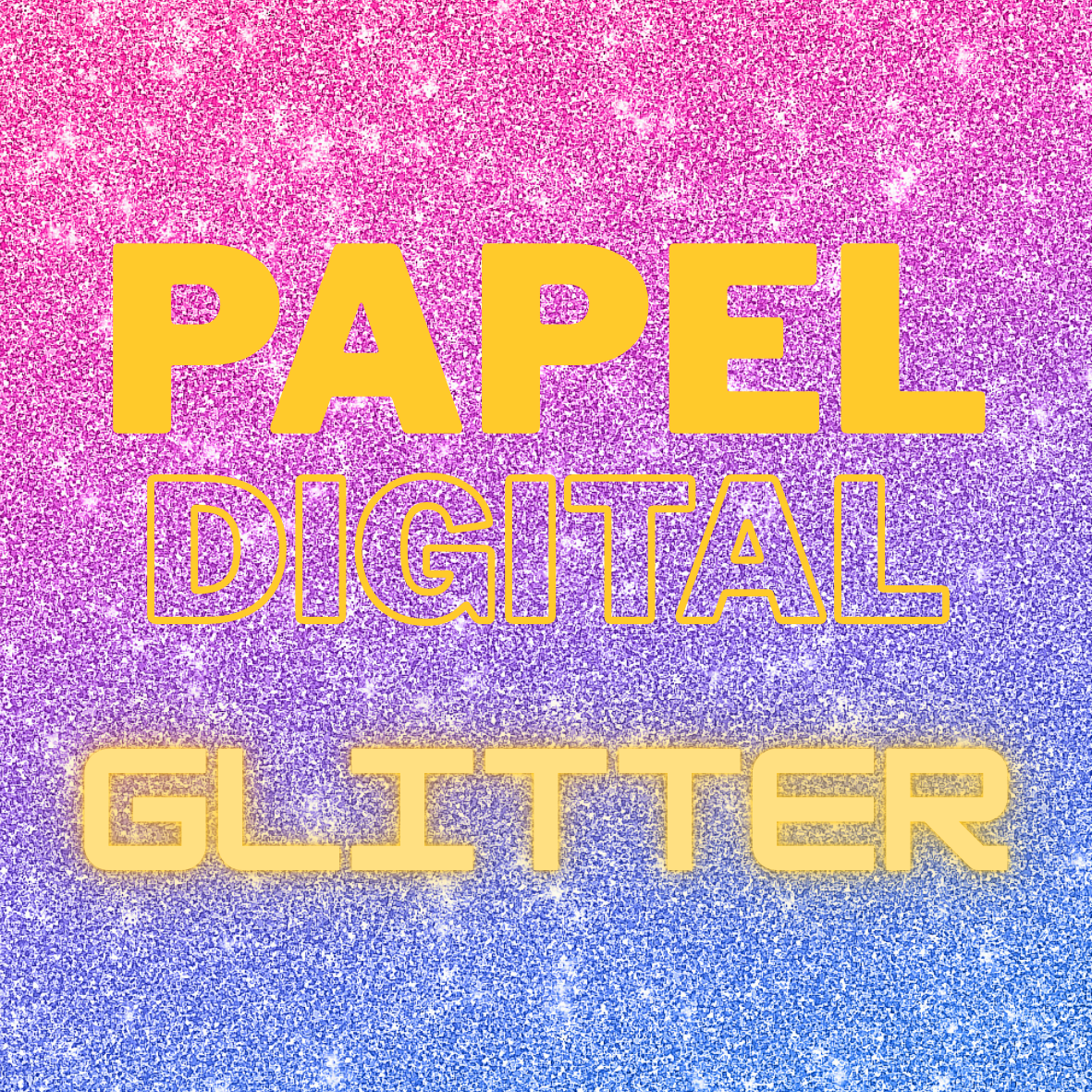 Papel Digital Glitter