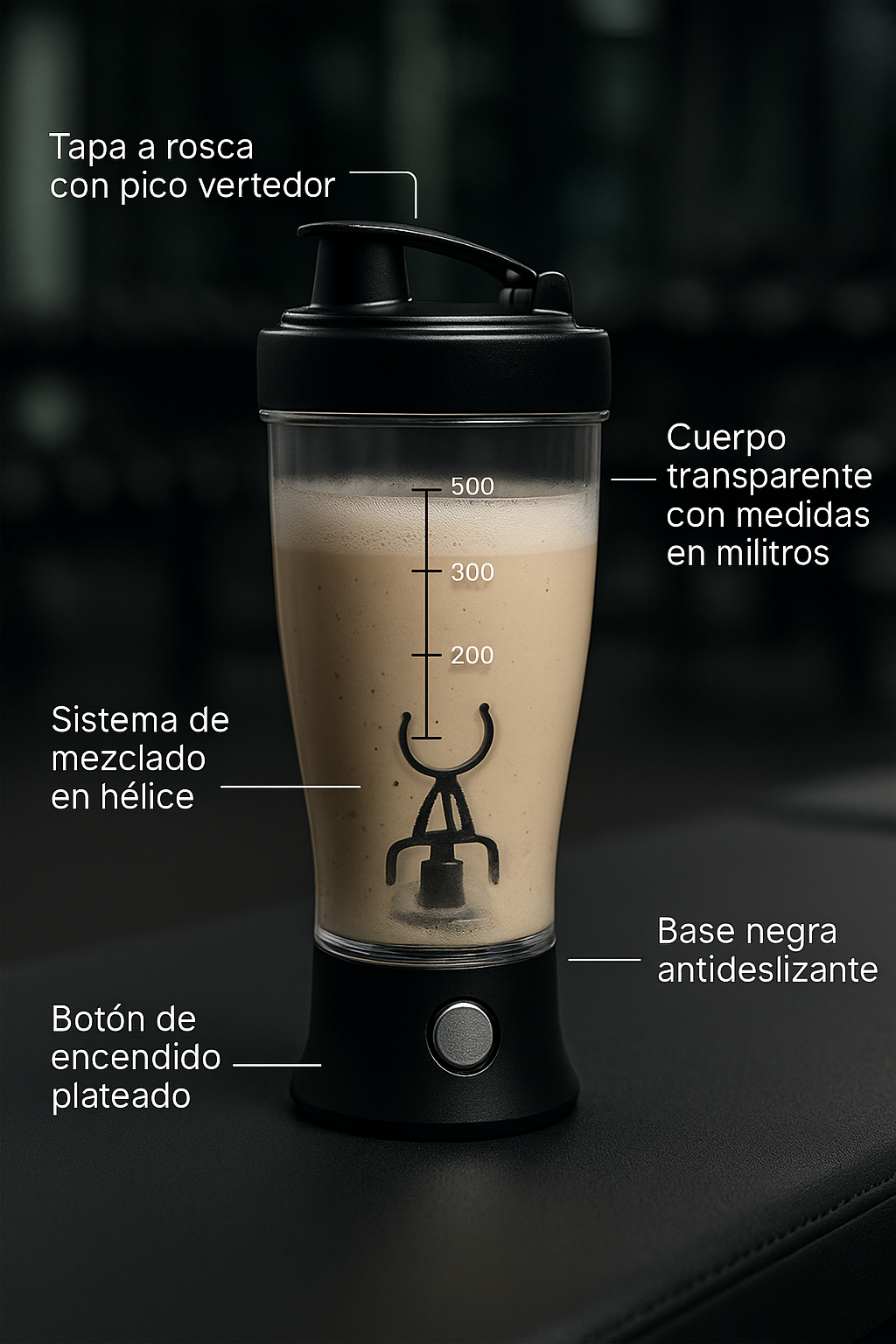 Mezclador eléctrico portátil