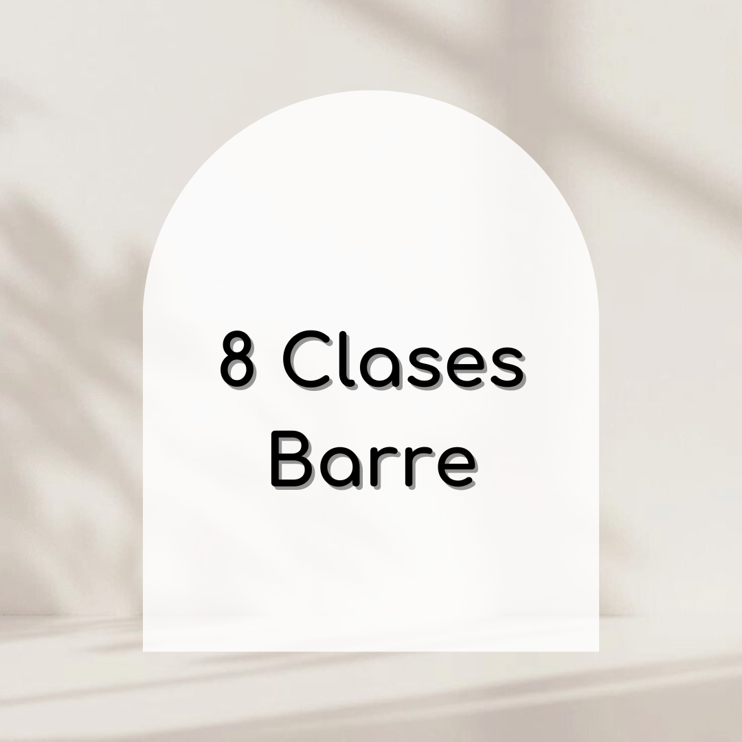Paquete 8 clases barre