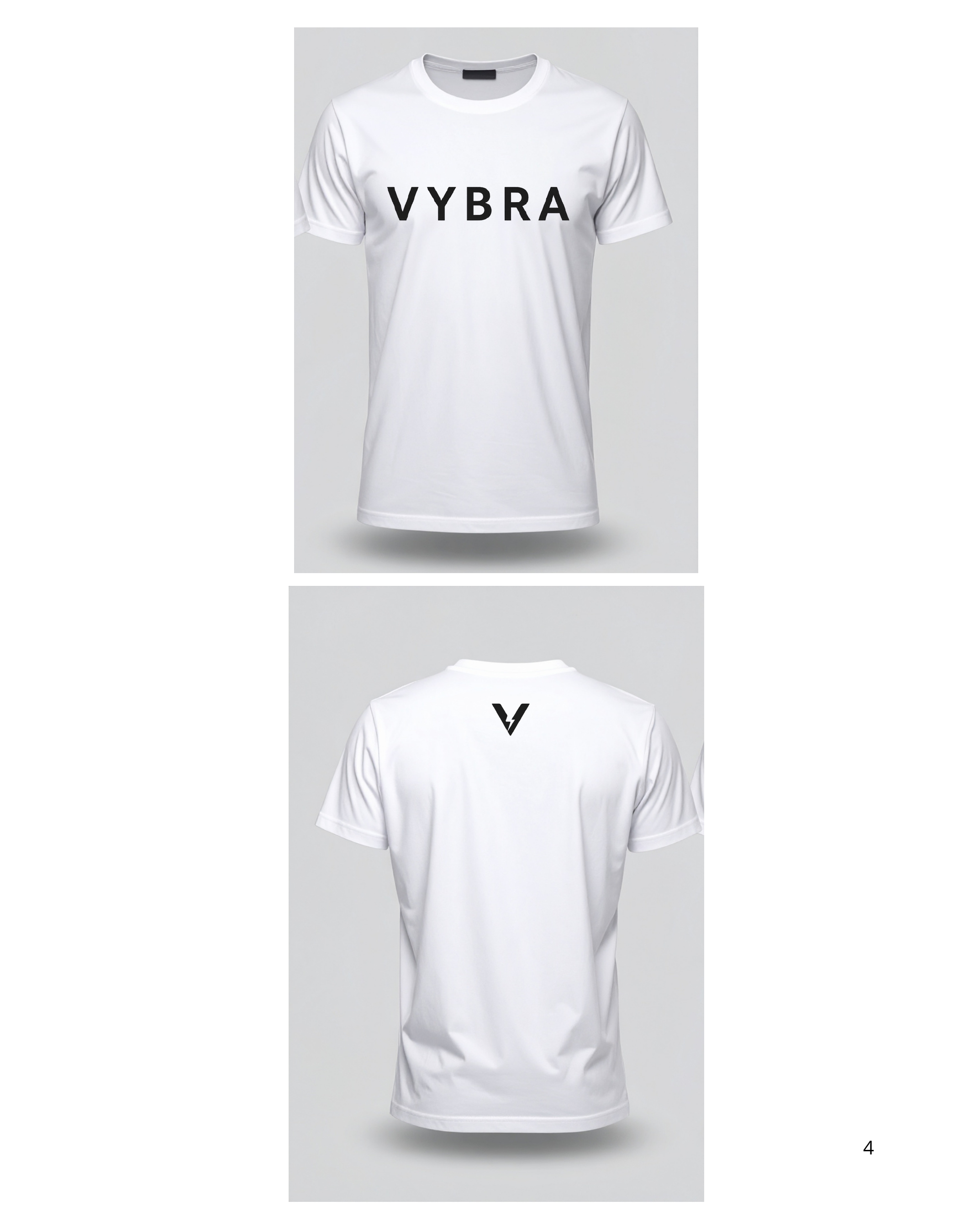 VYBRA White T-Shirt