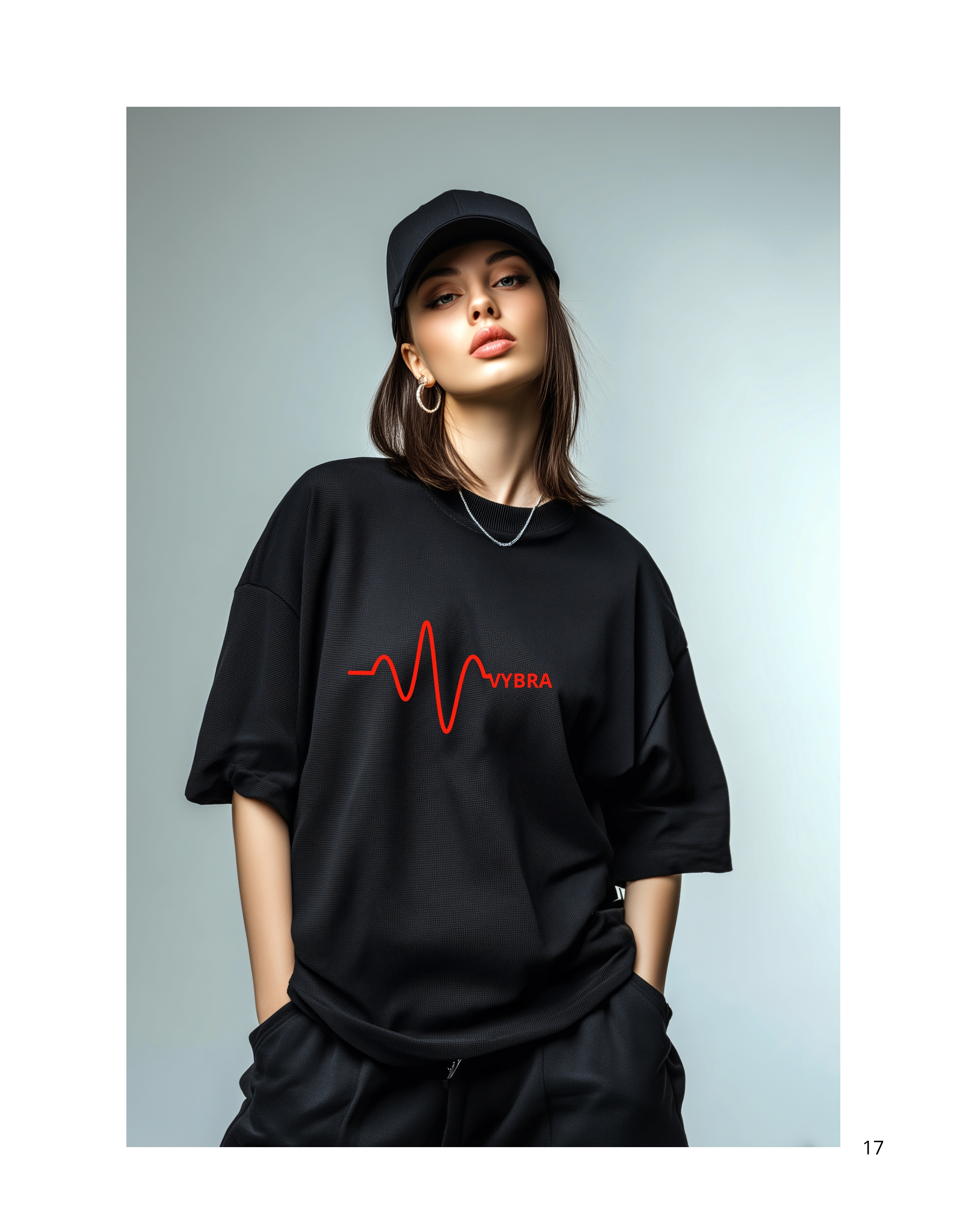 Vybra Black Unisex T-Shirt