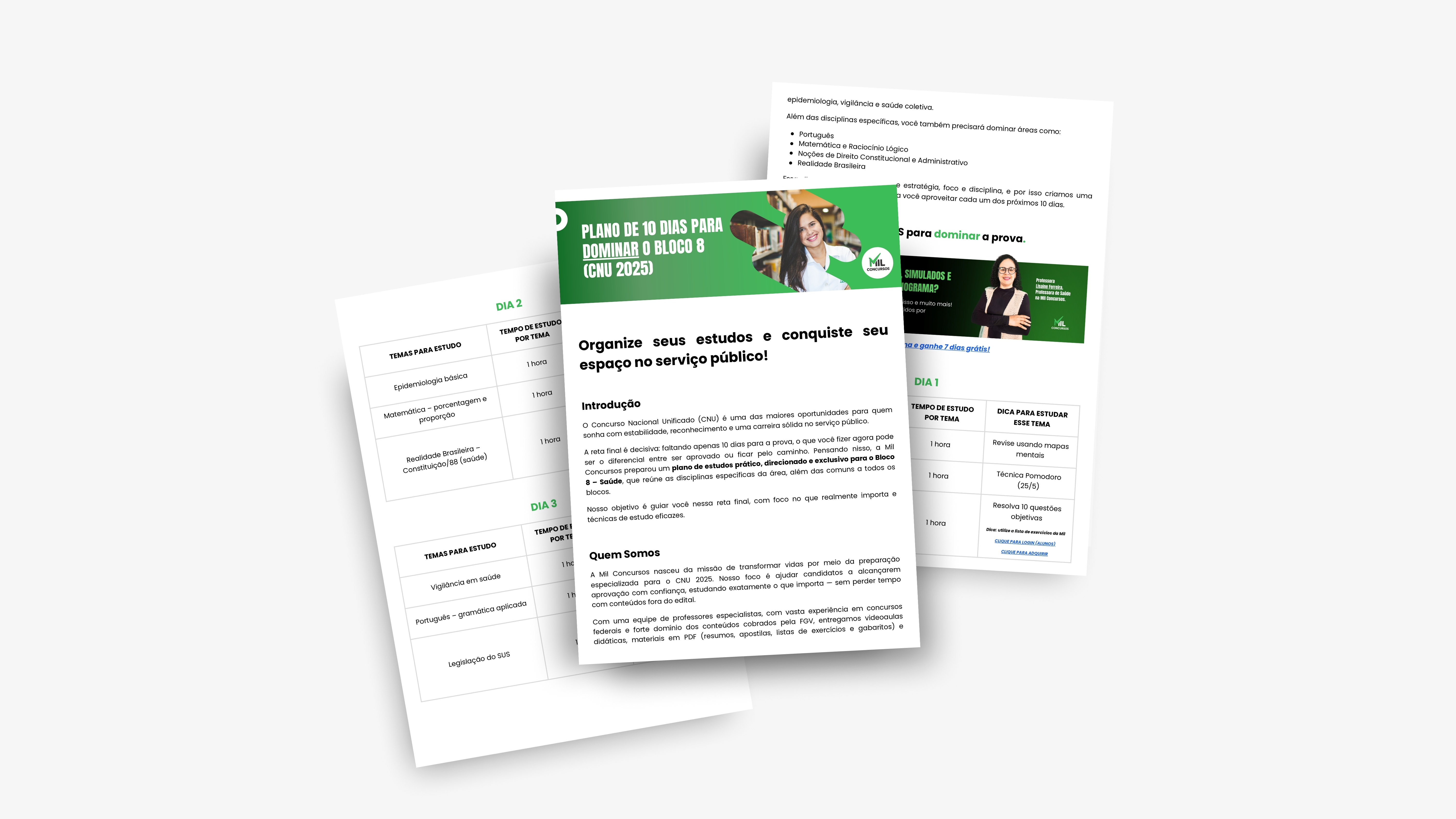 Plano de 10 dias para DOMINAR a CNU 2025 - Edição do Bloco 8 (Saúde)